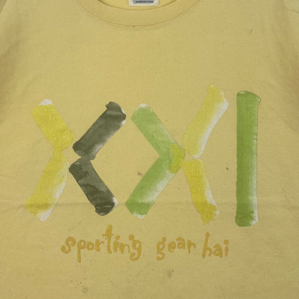 Issey Miyake Vintage HAI SPORTING GEAR Issey Miyake Distress Tee Shirt Size M / US 6-8 / IT 42-44 - 3 Thumbnail