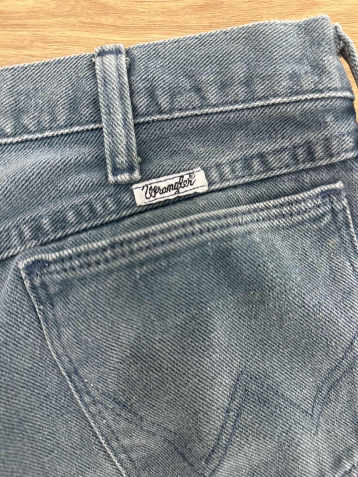 Wrangler Vintage 1988 Wrangler Denim Blue Jeans Size US 33 - 3 Thumbnail