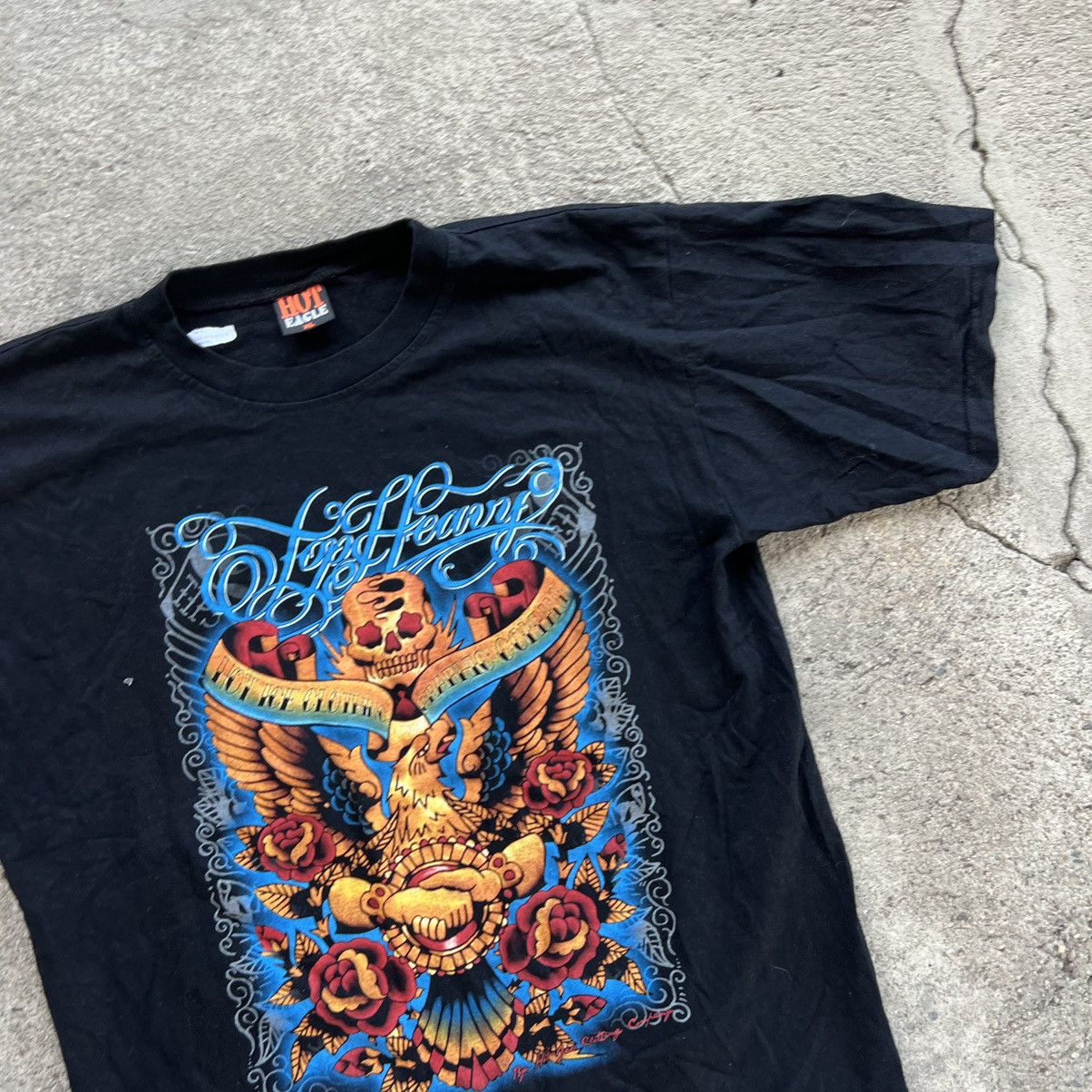 Affliction × Southpole × Vintage Y2K Southpole Affliction Style AOP Graphic Rave Tshirt Size US XL / EU 56 / 4 - 5 Thumbnail