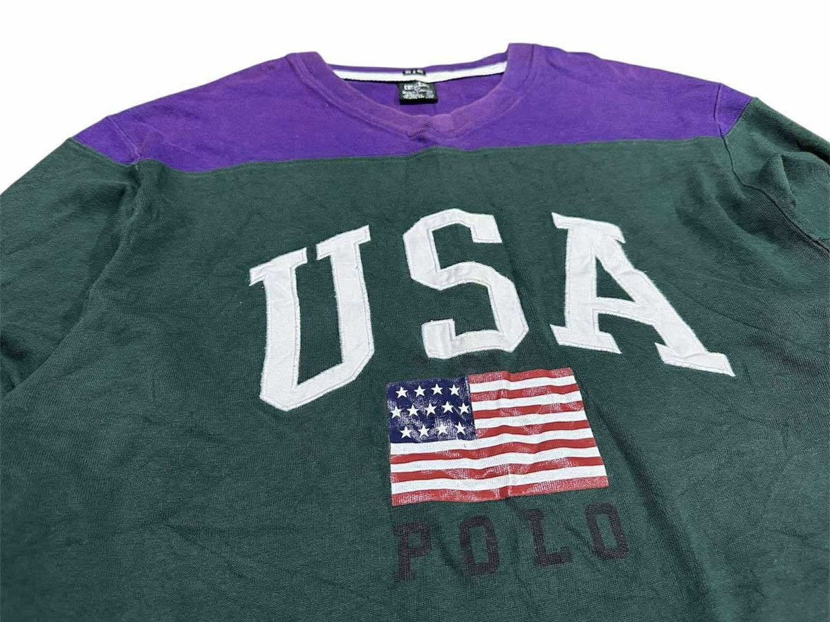 Polo Ralph Lauren 🔥Og 90s Vintage Polo Ralph Lauren Hockey Shirt USA Big Logo Size US XL / EU 56 / 4 - 3 Thumbnail