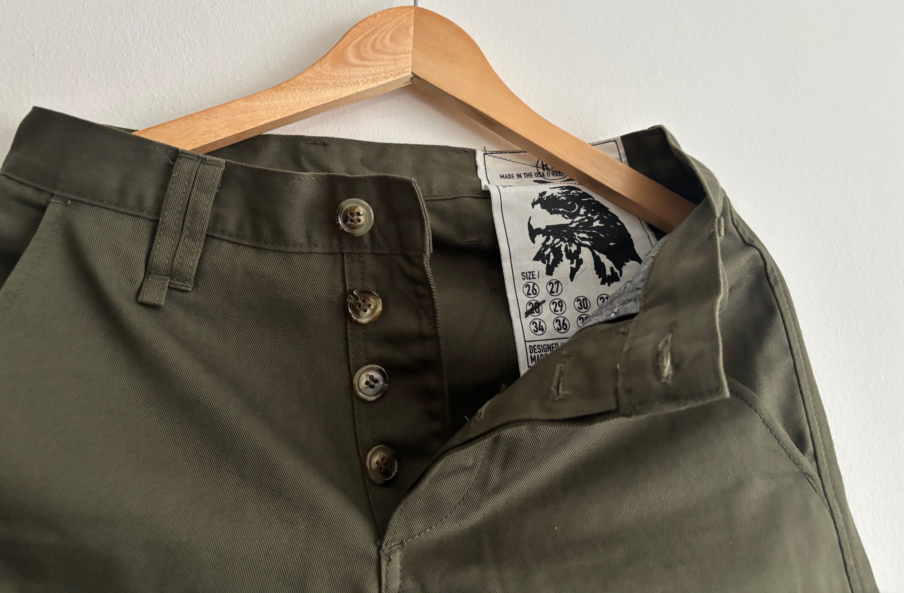 Rogue Territory $195 Olive Green Slim Taper Pants AR-G Trouser - 28-29 x 36 Size US 28 / EU 44 - 1 Thumbnail