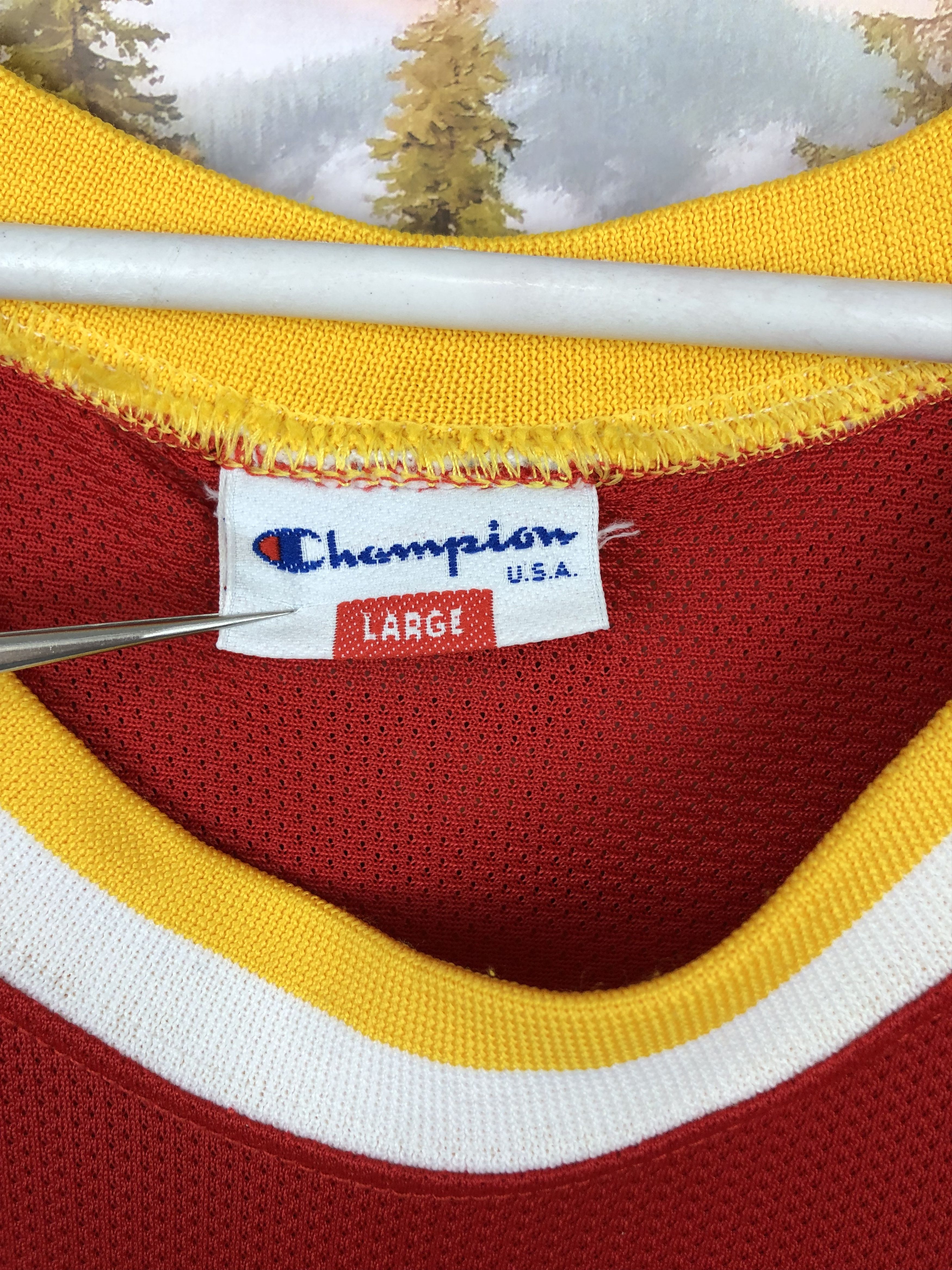 Champion Vintage Hakeem Olajuwon Houston Rockets Champion NBA Jersey Size US L / EU 52-54 / 3 - 6 Thumbnail