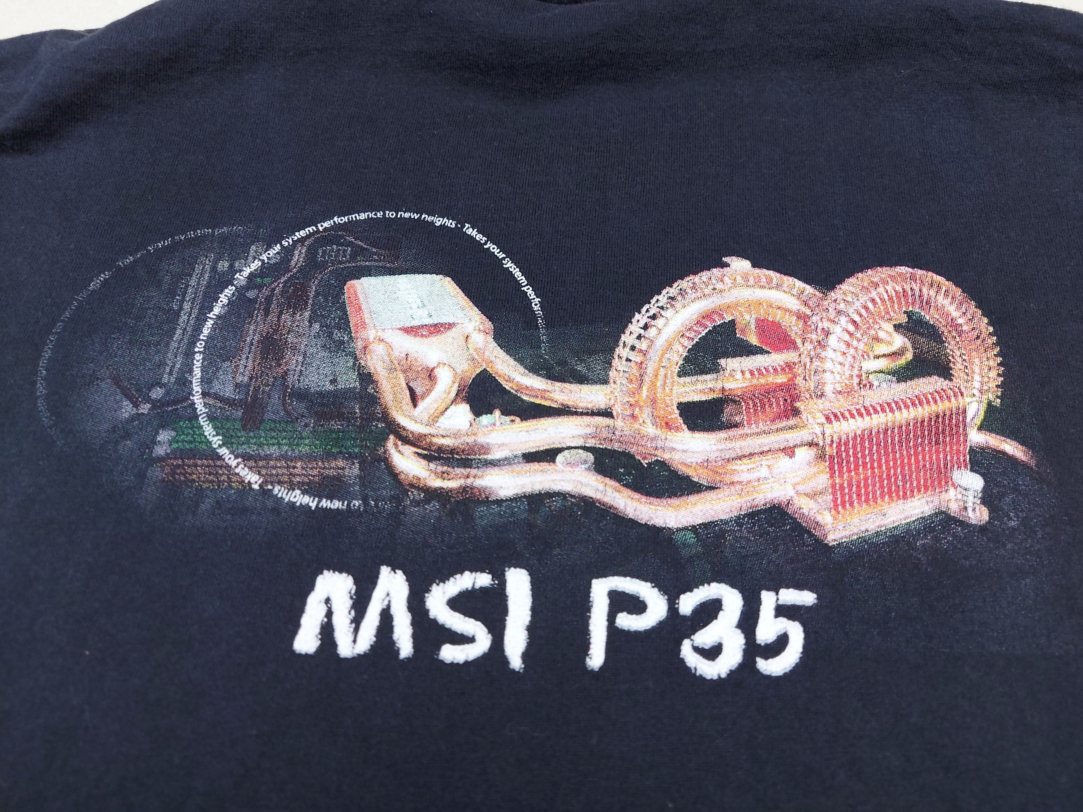 Microsoft × Vintage Vintage 2007 MSI P35 Circu-Pipe cooler Motherboards TEE Size US XL / EU 56 / 4 - 6 Thumbnail