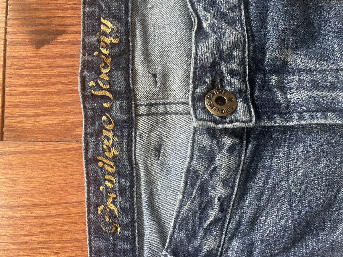 Vintage Privileged Society Denim Jeans Size US 38 / EU 54 - 5 Thumbnail