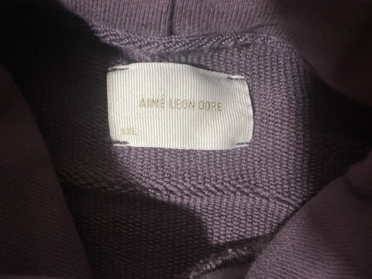 Aime Leon Dore Aime Leon Dore Aimé Tonal Unisphere Logo Hoodie Violet XXL Size US XXL / EU 58 / 5 - 6 Thumbnail