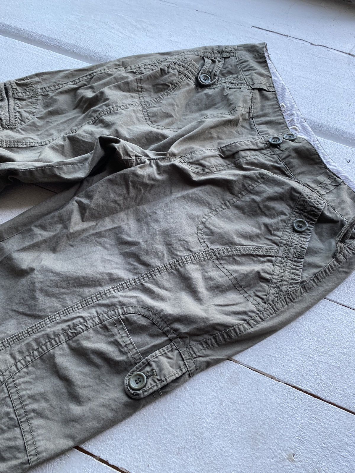 Other 🔥Gothic Punk Opium Flared Bell Bootcut Gorpcore Cargo Pants Size 30" / US 8 / IT 44 - 4 Thumbnail