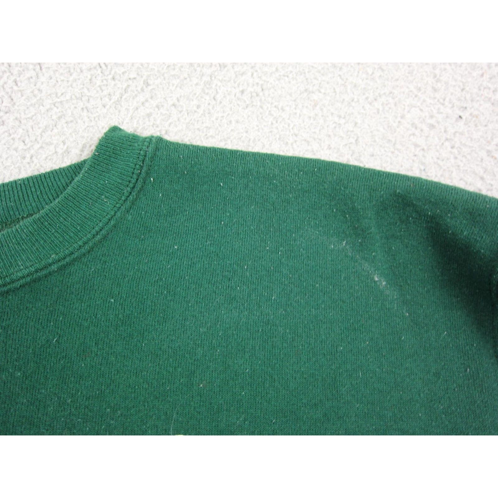 Vintage Vintage Christmas Sweatshirt Mens Medium 90s Green Santa Crew Neck Pullover Fleece Cotton Polyester Regular Size US M / EU 48-50 / 2 - 6 Thumbnail