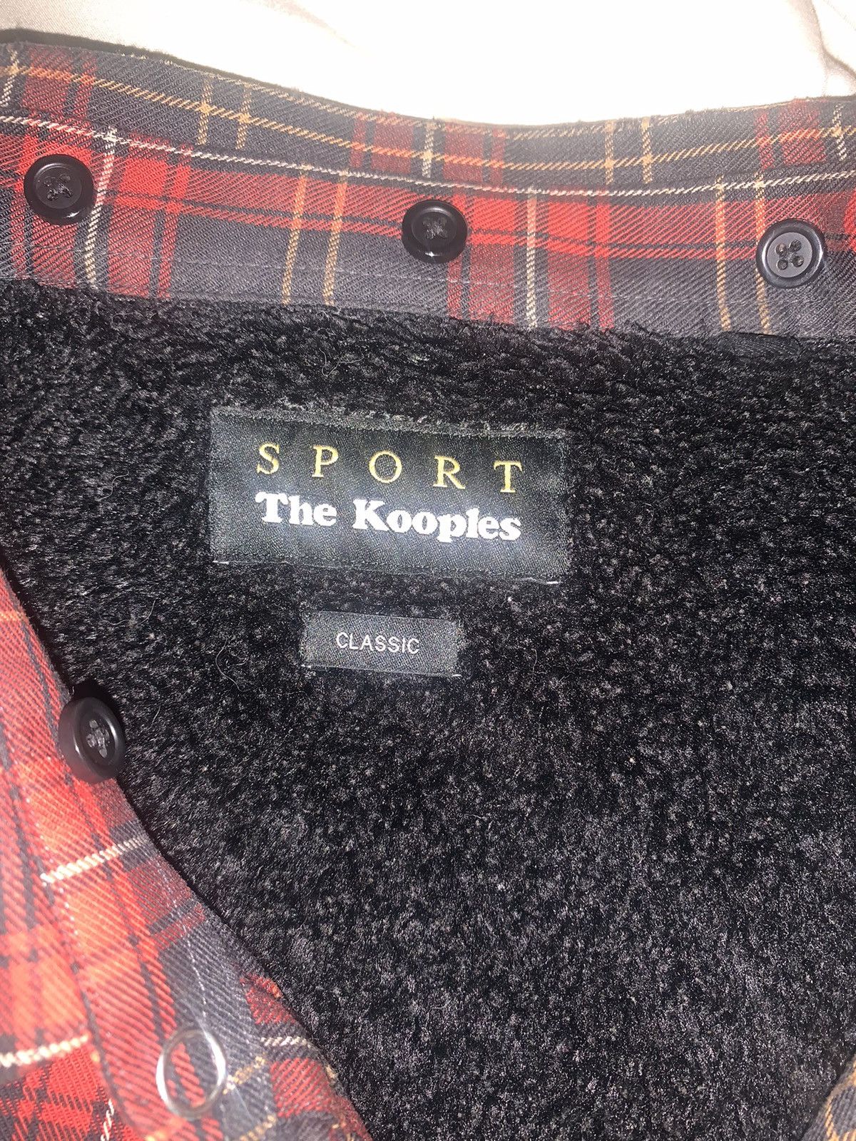 The Kooples The Kooples Men's Flannel Snap Button Front Teddy Jacket Size US L / EU 52-54 / 3 - 2 Thumbnail