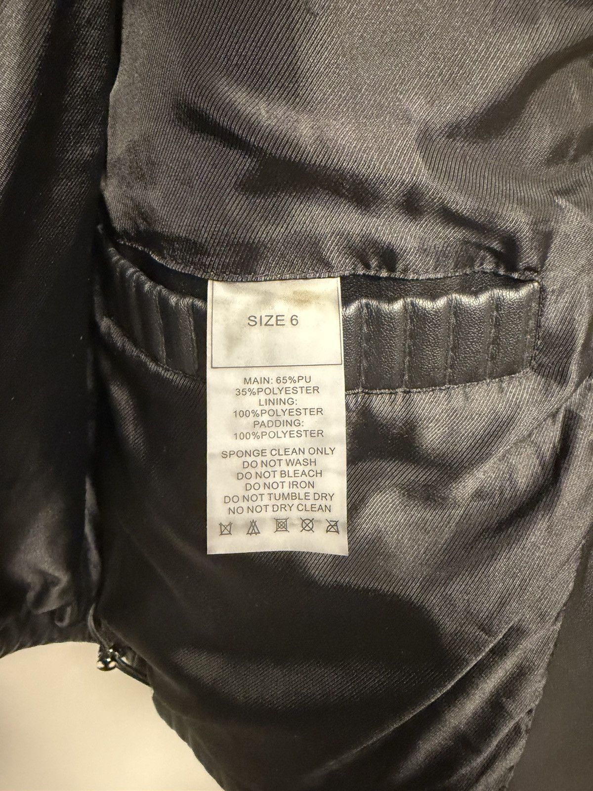 Maniere De Vior Maniere de Voir leather jacket - Size 6 (XS) Size XS / US 0-2 / IT 36-38 - 6 Thumbnail