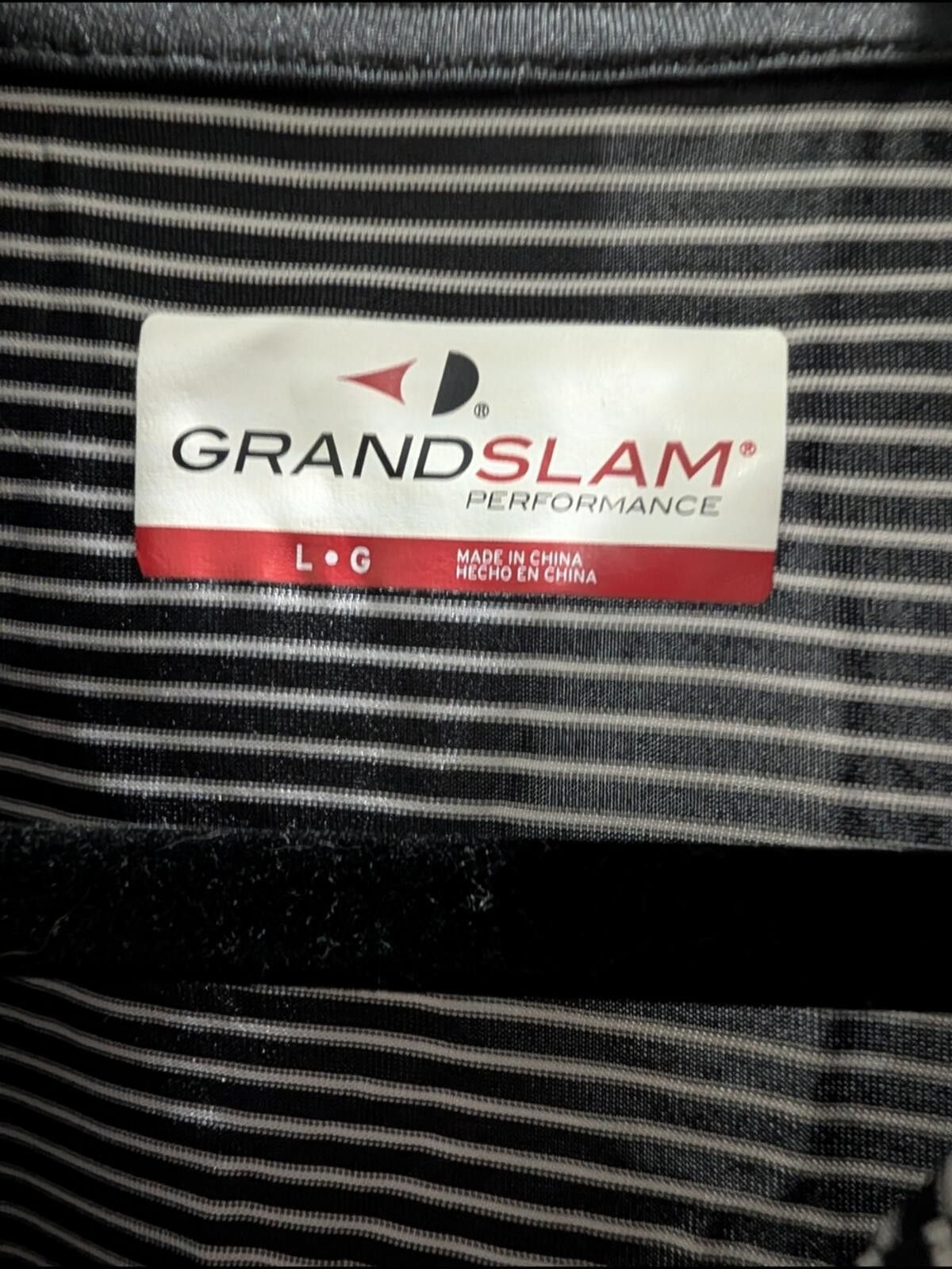 Grand Slam Grand Slam Black & White Narrow-Stripe Polo Size US L / EU 52-54 / 3 - 3 Thumbnail