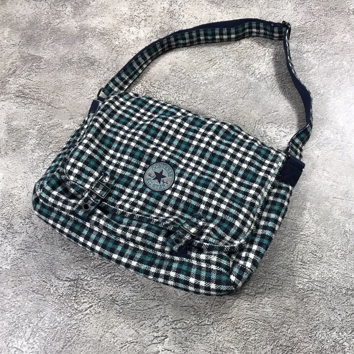 Vintage Vintage Y2K Gingham Crossbody Bag Japanese Preppy Rave OS Size ONE SIZE - 2 Thumbnail