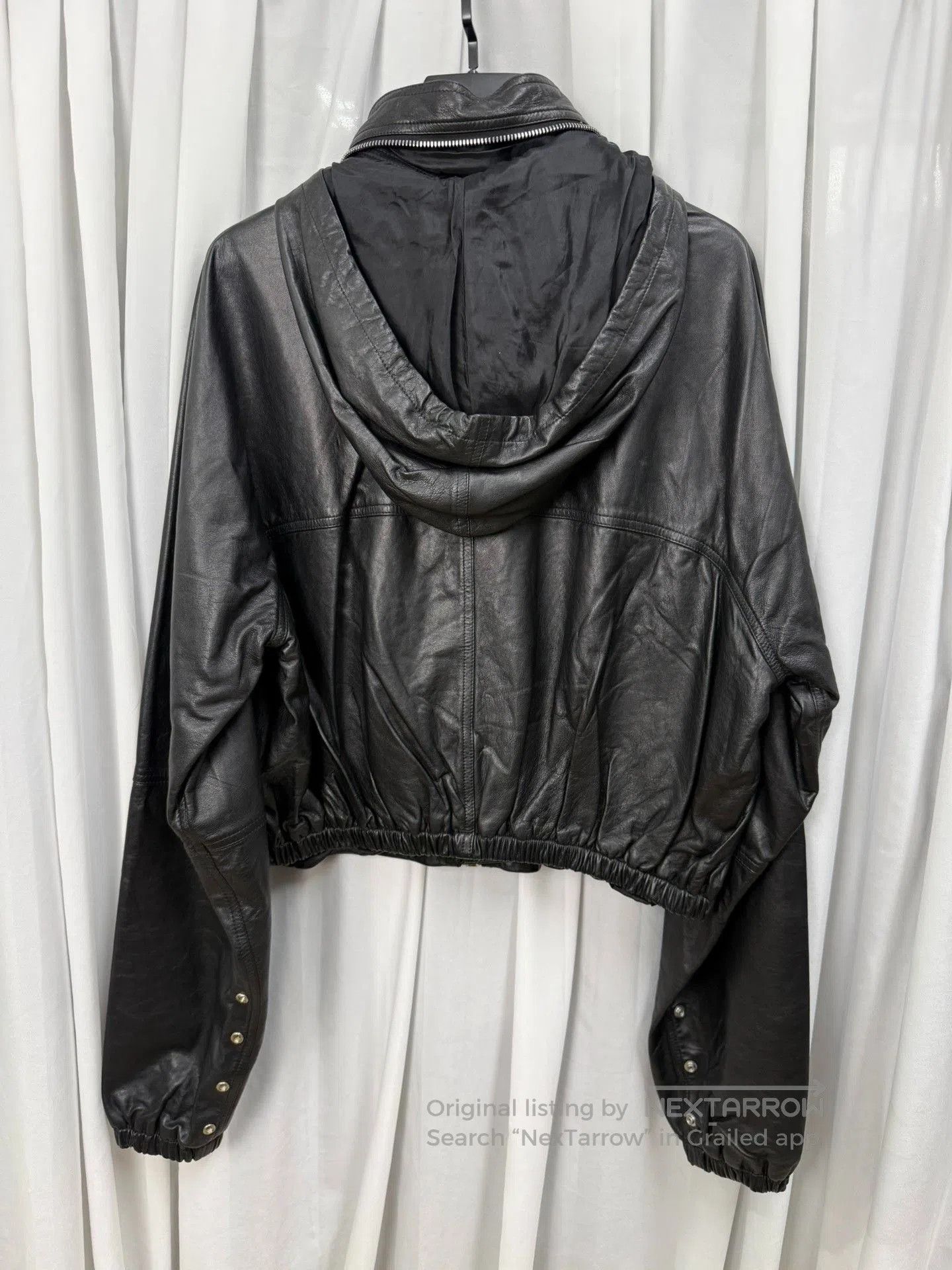 Rick Owens Rick Owens M65 Deconstructed Leather Jacket. Size US XXS / EU 40 - 4 Thumbnail