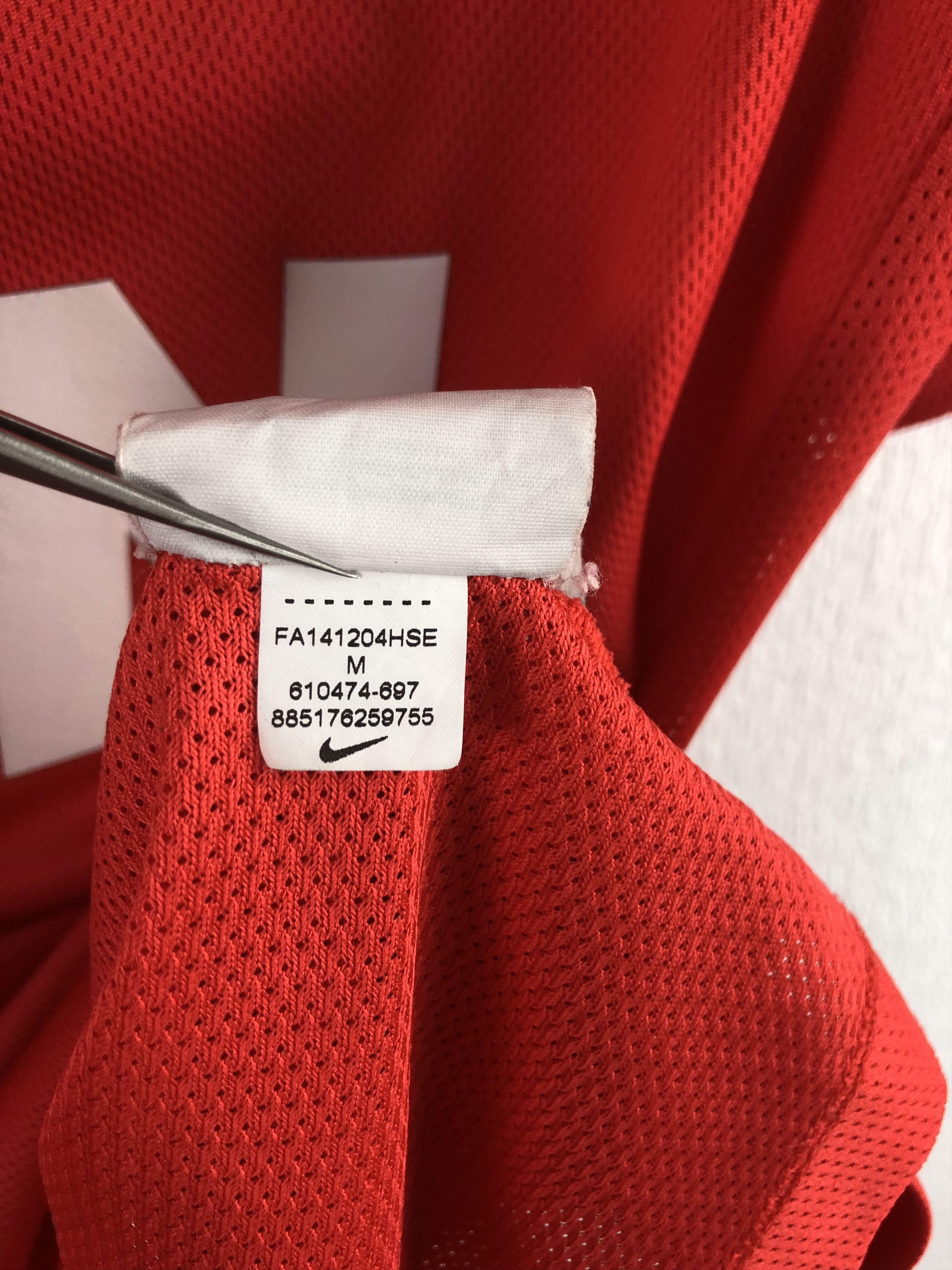 Nike Manchester United Nike Shirt Soccer Jersey Red Mens Trikot Size US S / EU 44-46 / 1 - 14 Thumbnail