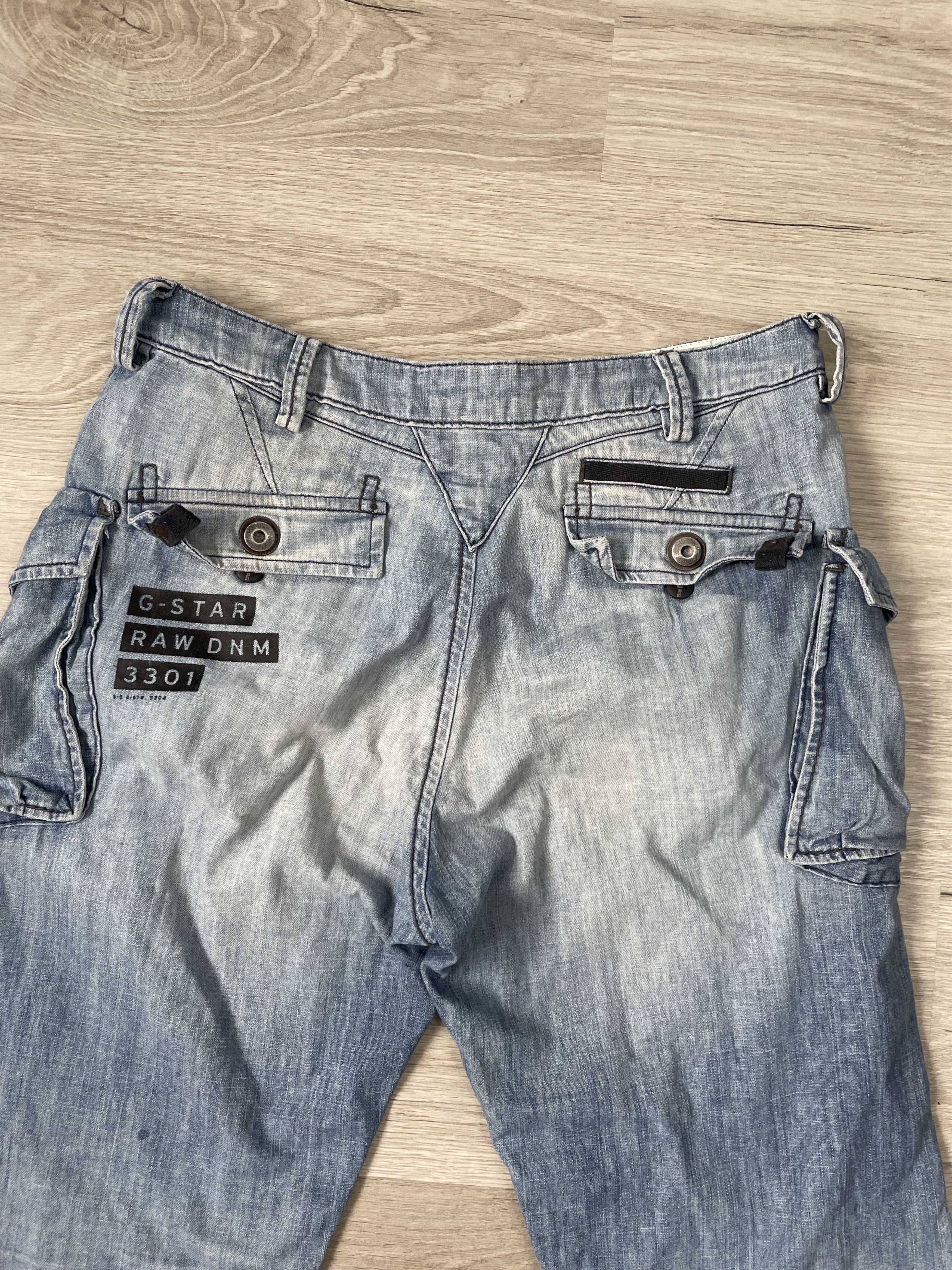 G-Star × Vintage MENS BLUE JEANS RARE G STAR RAW Size US 33 - 10 Thumbnail