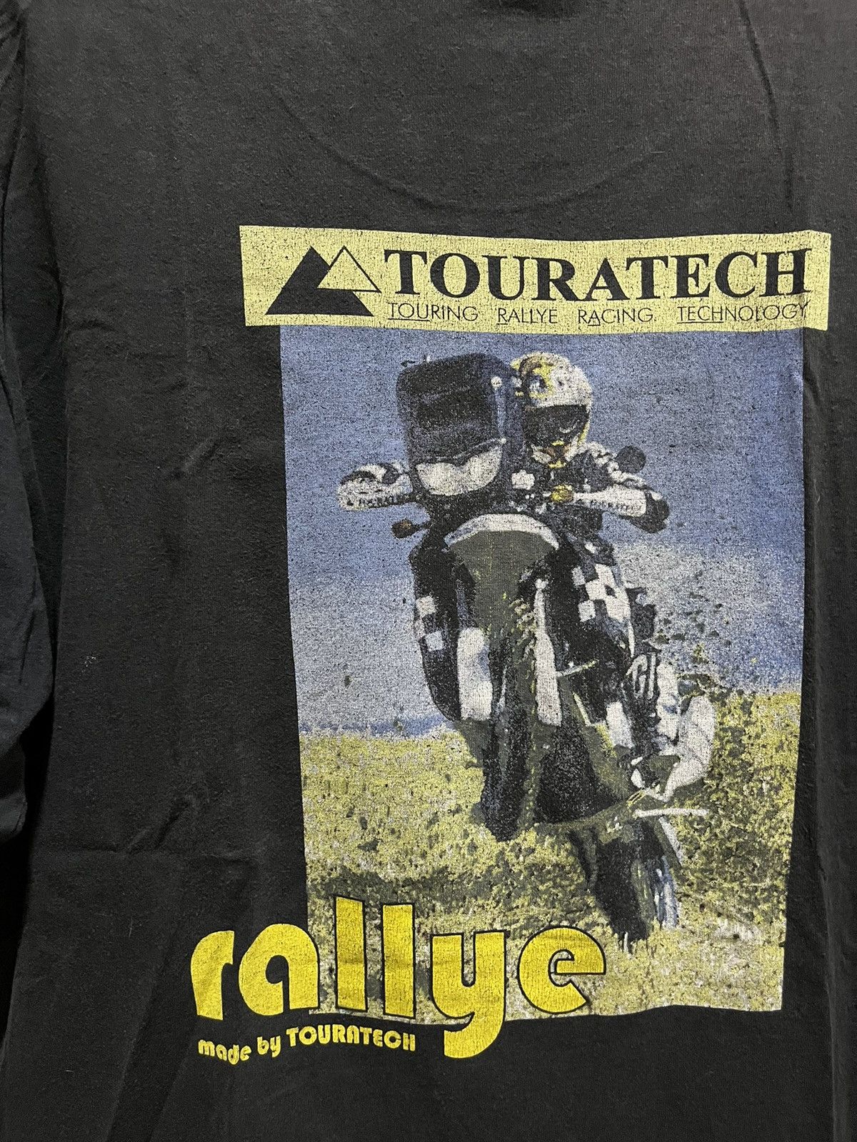Vintage TOURATECH Touring Rallye Racing Technology Photo Tee Size US XL / EU 56 / 4 - 4 Thumbnail