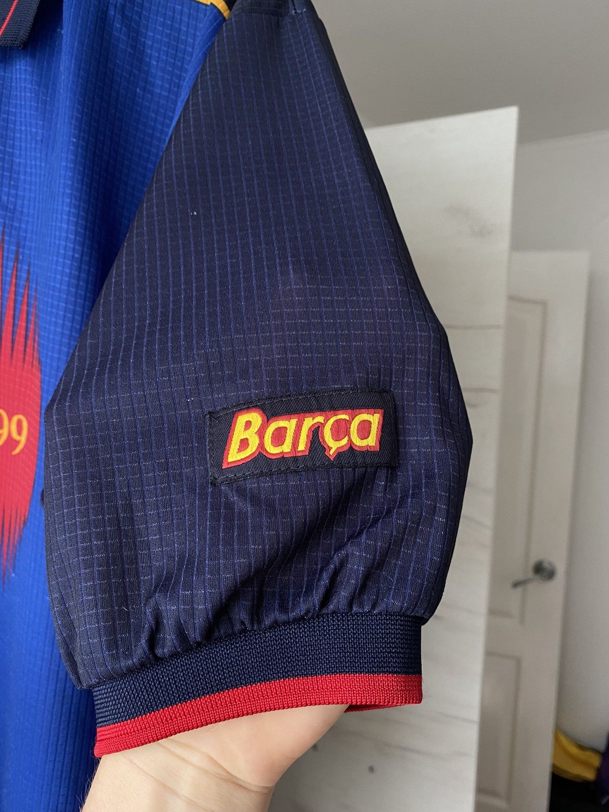Other Barcelona Centenary Jersey XXL Rivaldo 11 1899-1999 Rare Size US XXL / EU 58 / 5 - 3 Thumbnail