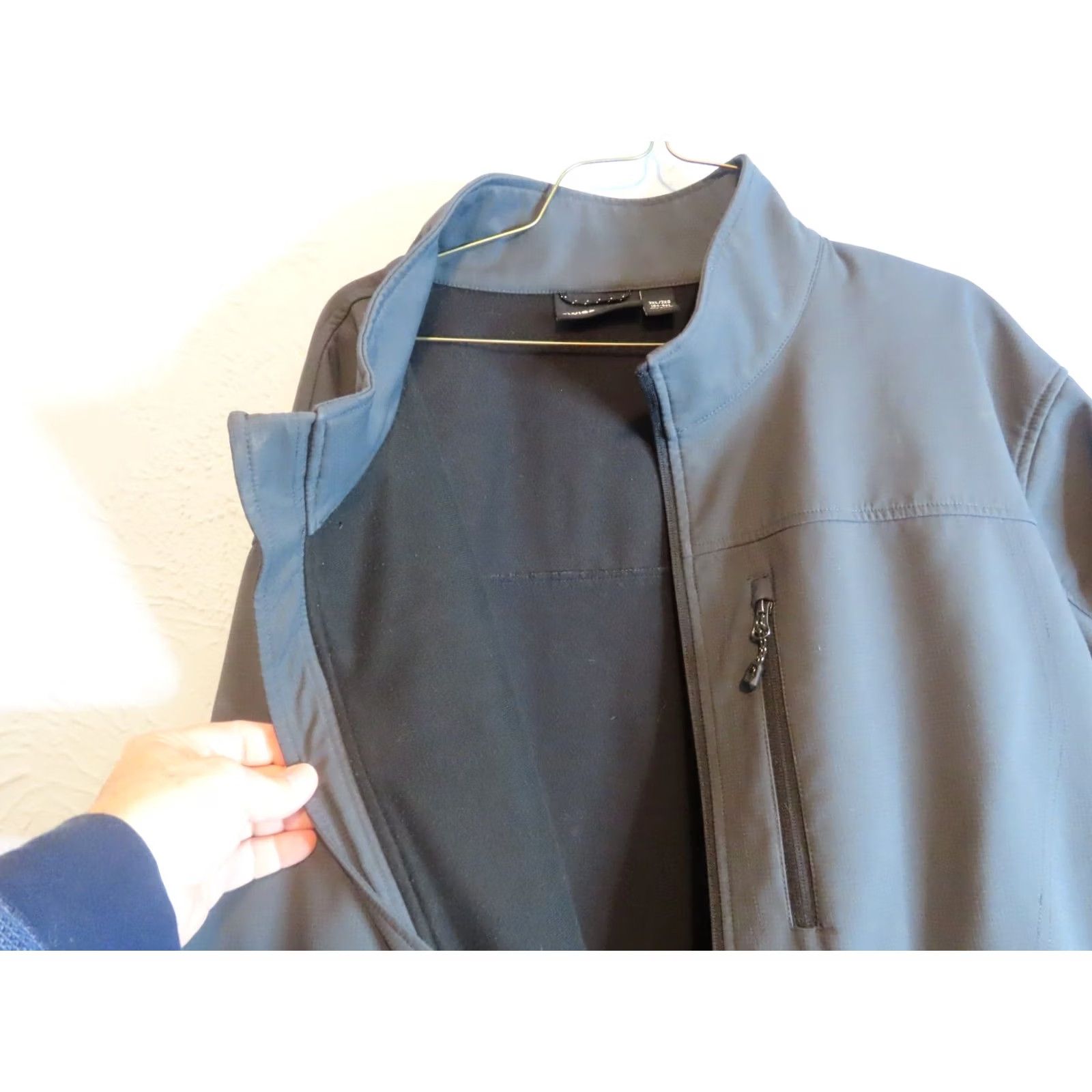 Vintage Swiss+Tech Coat Gray 3XL Full Zip Softshell Jacket Mens 3-in-1 Embroidered Logo Zipper Size US XXL / EU 58 / 5 - 5 Thumbnail