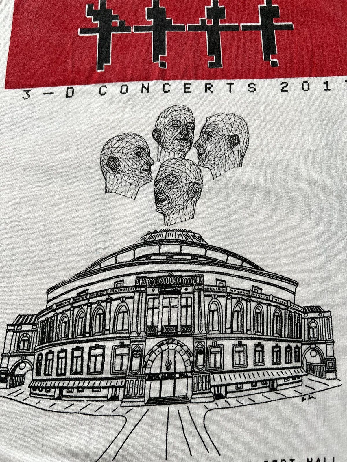 Band Tees Vintage 2017 Kraftwerk Techno Electronic Band White T-shirt Size US L / EU 52-54 / 3 - 13 Thumbnail