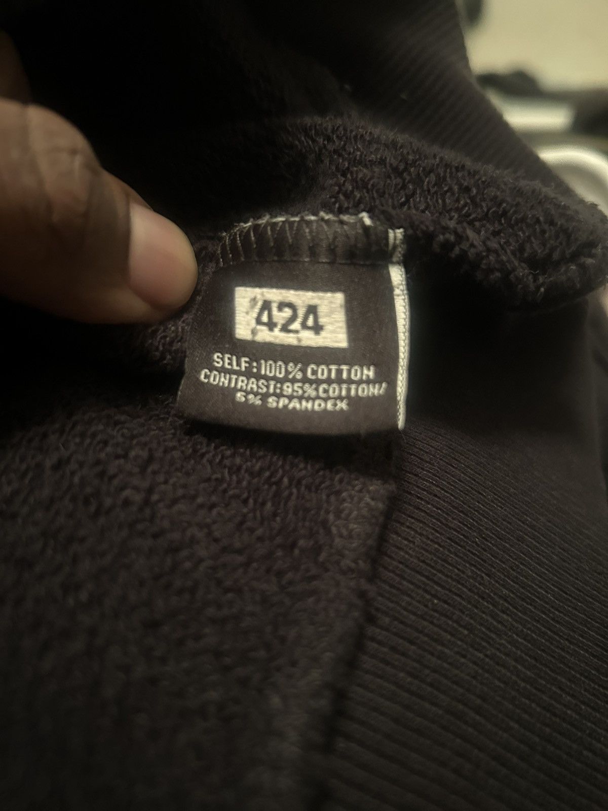 424 424 Black Ransom Note Patch Hoodie Size US M / EU 48-50 / 2 - 5 Thumbnail