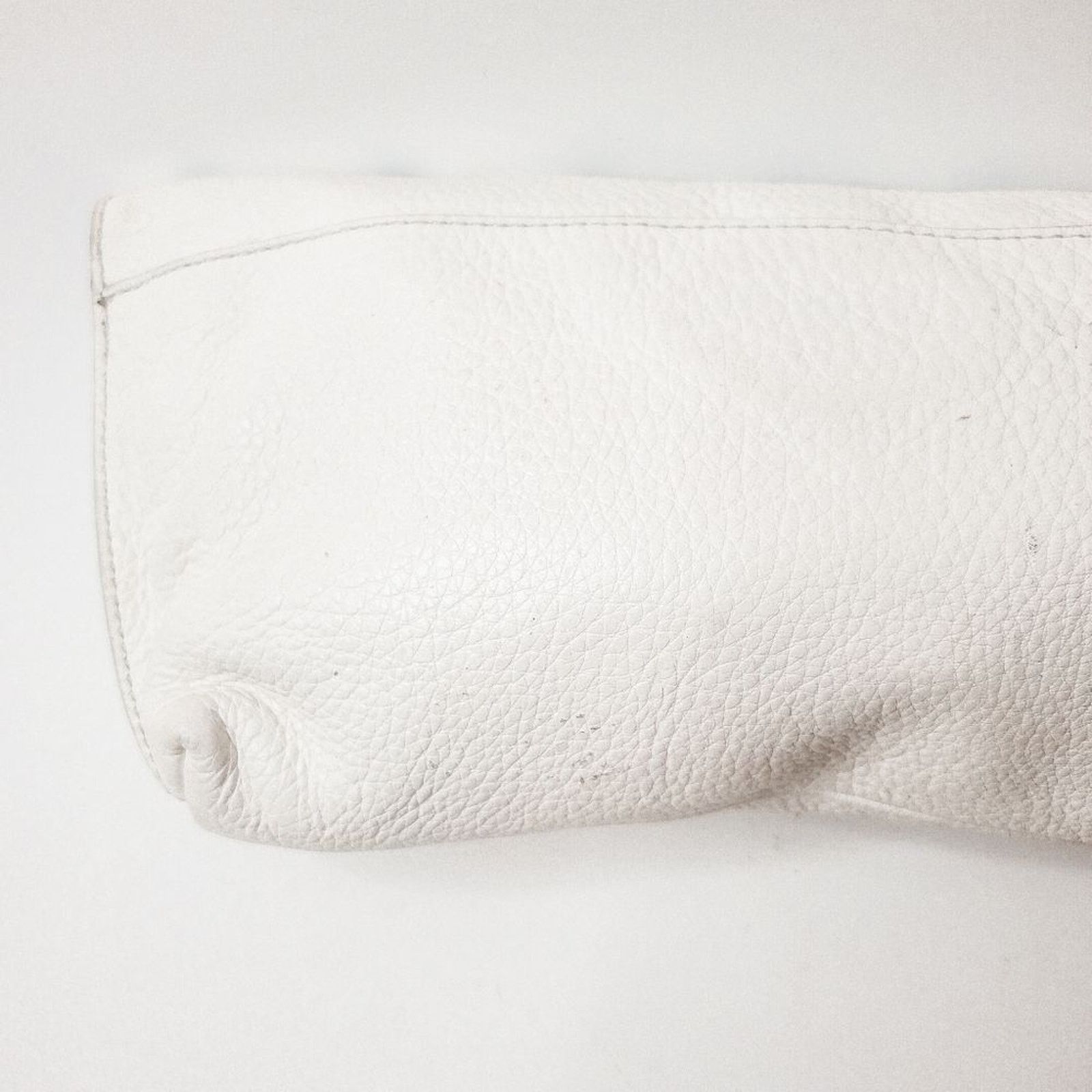Fossil RARE Fossil White Beaded Preston Foldover Wristlet Pouch Size ONE SIZE - 6 Thumbnail