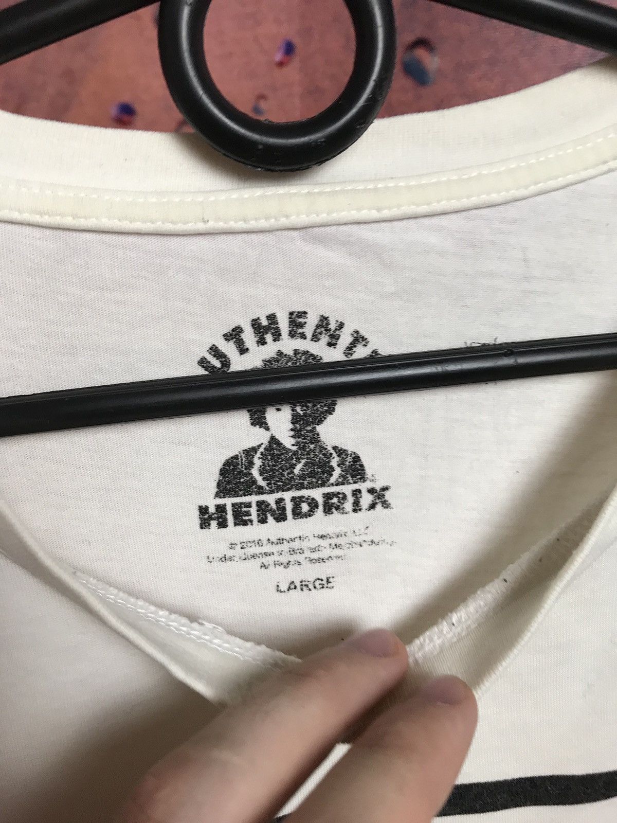 Band Tees Vintage Jimi Hendrix band rock tee Size US L / EU 52-54 / 3 - 4 Thumbnail