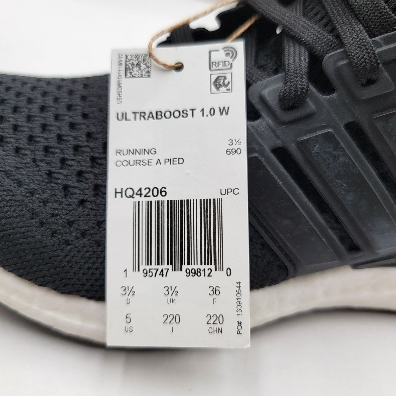 Adidas Adidas UltraBoost 1.0 'Double Black' - Women's Size 5 - NIB Size US 5 / IT 35 - 7 Thumbnail