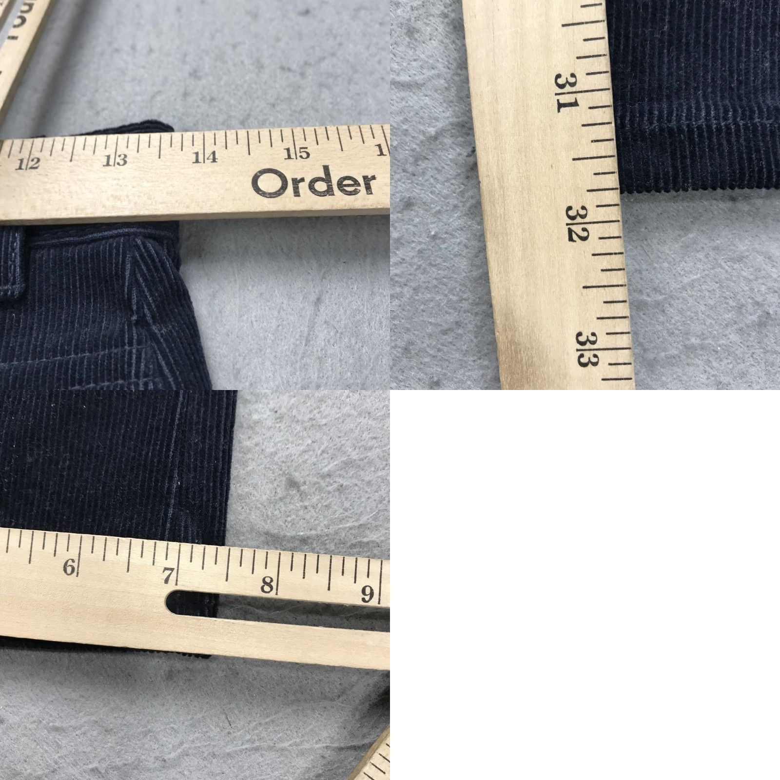 Lee VINTAGE Lee Riders Corduroy Pants Mens 28x32 Blue Straight Ultra DEADSTOCK USA Leather? Size US 28 / EU 44 - 8 Thumbnail