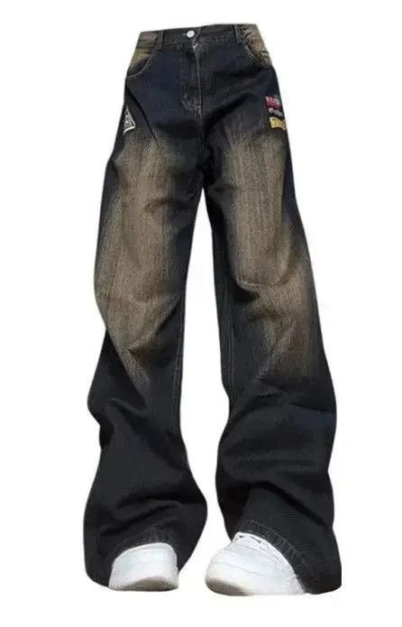 Japanese Brand Women Baggy Jeans Size 28" / US 6 / IT 42 - 1 Thumbnail