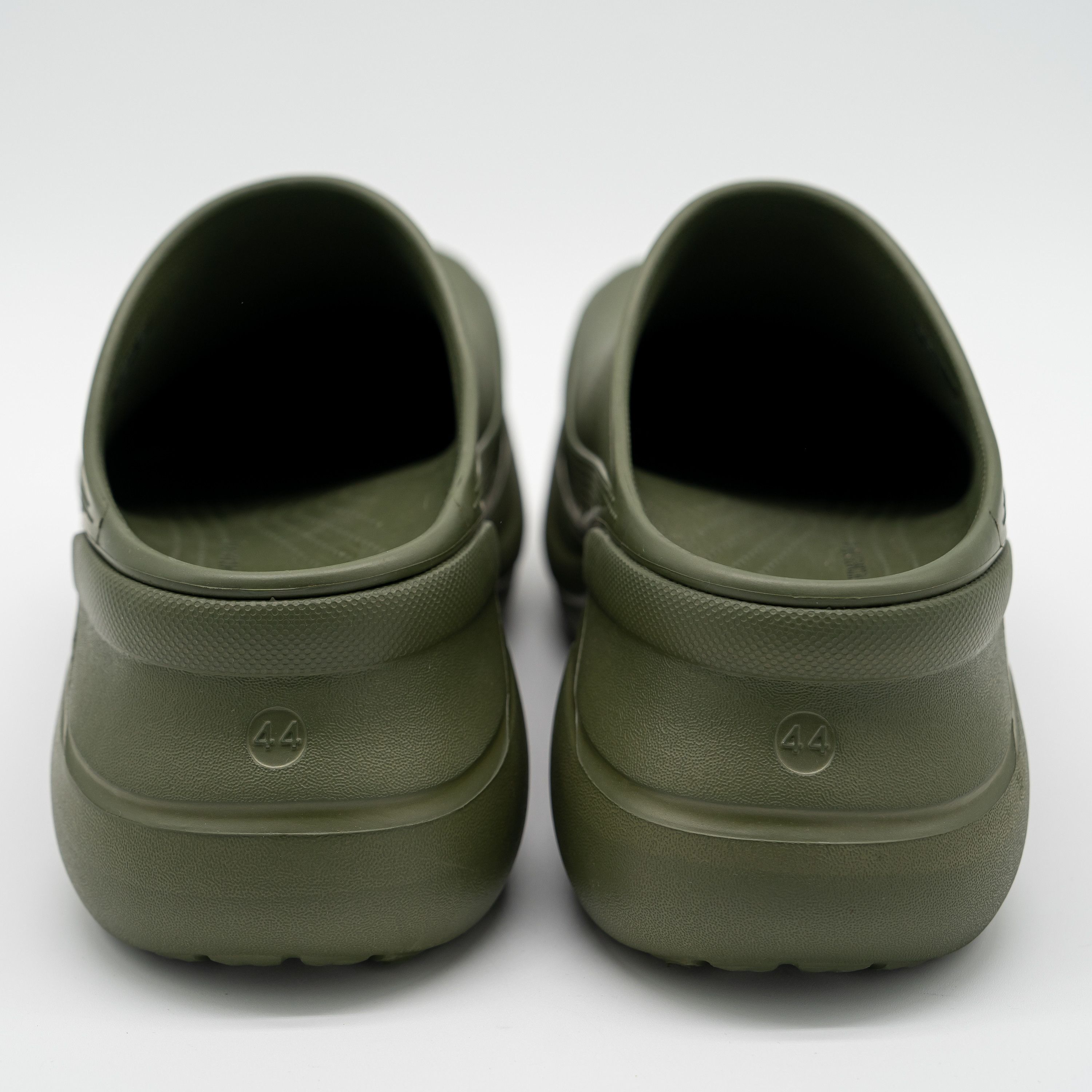 Balenciaga × Crocs 44 - Balenciaga Crocs Mule Green Khaki Slide Sandal Platform Size US 11 / EU 44 - 6 Thumbnail