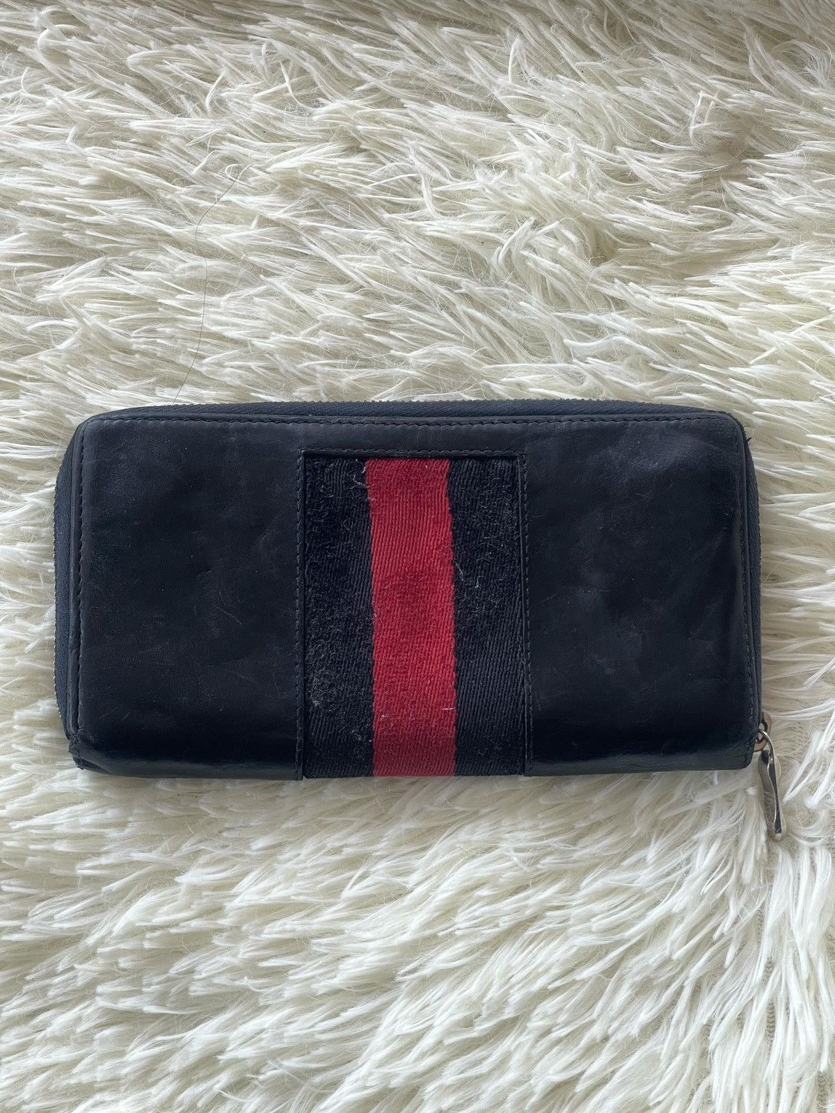 Designer × Gucci × Vintage Gucci Sherry Line Zipper Wallet Size ONE SIZE - 4 Thumbnail