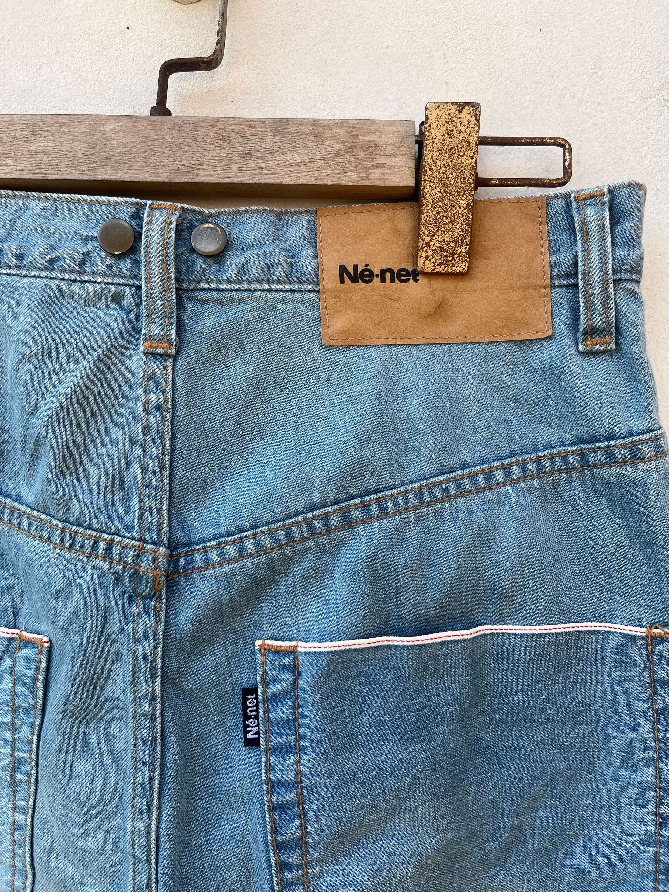 Issey Miyake Ne Net Issey Miyake Patchwork Art Selvedge High Rise Size US 30 / EU 46 - 7 Thumbnail