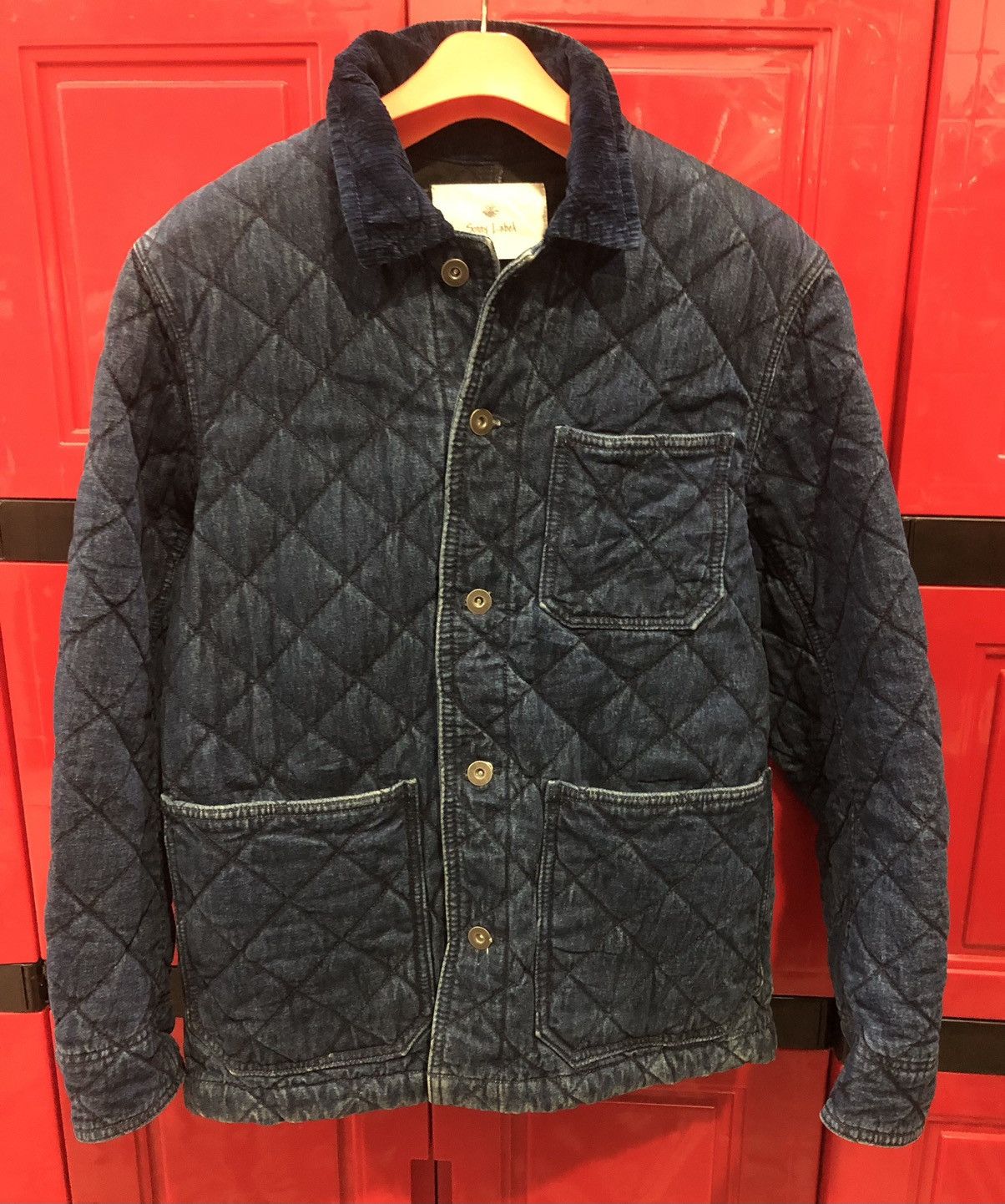 Indigo × Japanese Brand Pure Blue Japan Indigo Sashiko Quilted Jacket Size US M / EU 48-50 / 2 - 1 Thumbnail