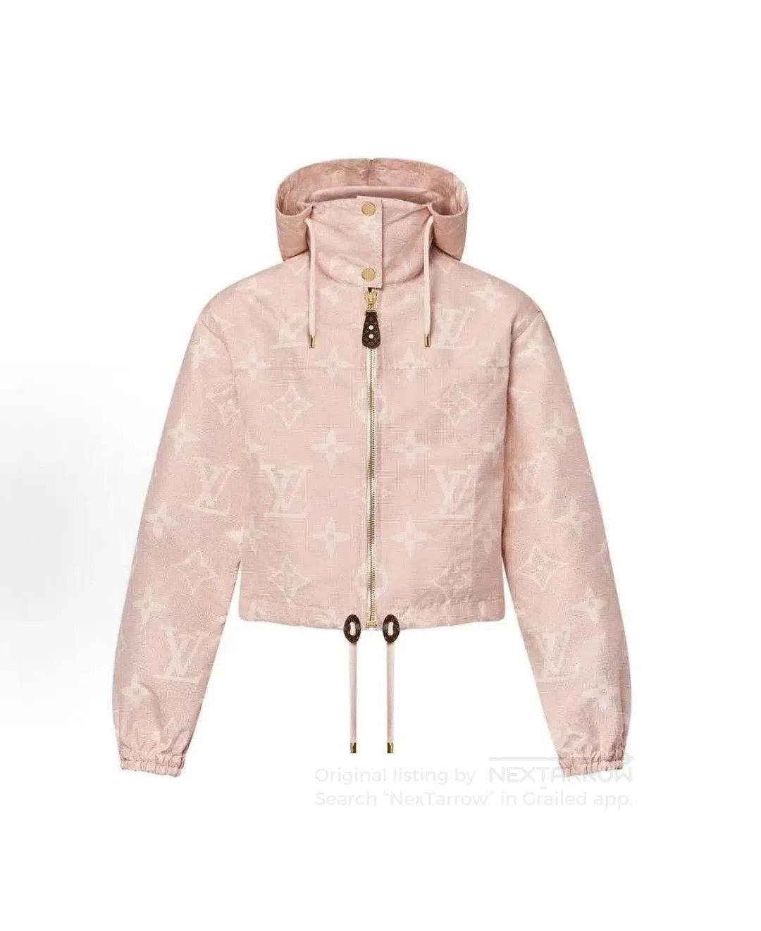 Louis Vuitton LV Full Logo Pink Coat. Size S / US 4 / IT 40 - 1 Thumbnail