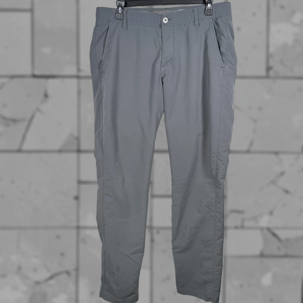 Under Armour Under Armour Mens Gray Chino Pants 34x32 Regular Casual Inseam 32 Size US 34 / EU 50 - 1 Thumbnail
