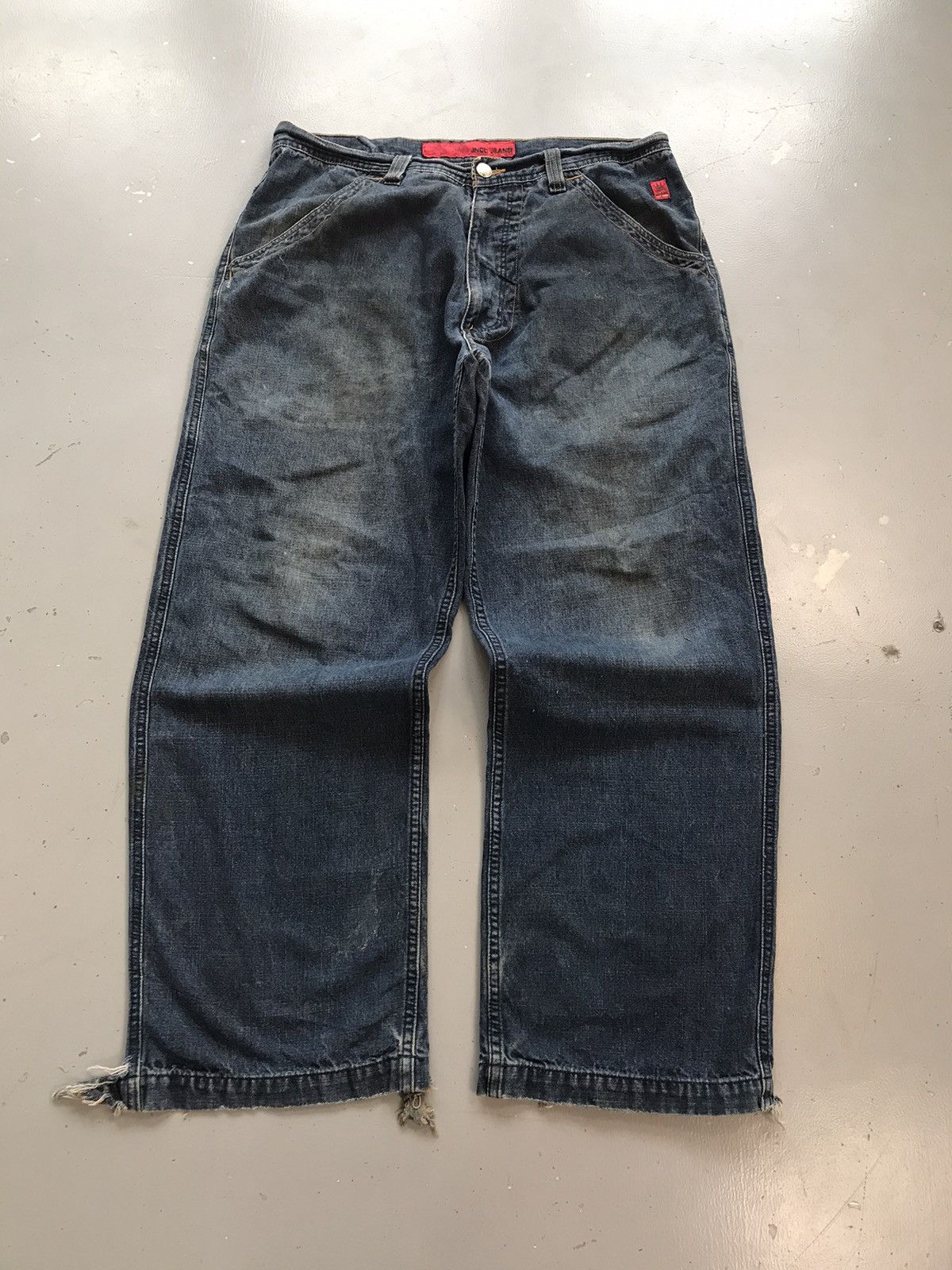 JNCO × Vintage Vintage Jnco crazy skull 💀 embroidered denim Size US 36 / EU 52 - 2 Thumbnail