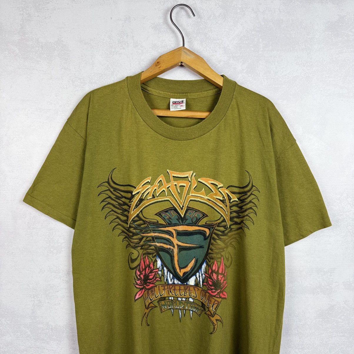 Band Tees × Vintage Vintage 1996 Eagles Hell Freezes World Tour T-Shirt Size XL Size US XL / EU 56 / 4 - 2 Thumbnail