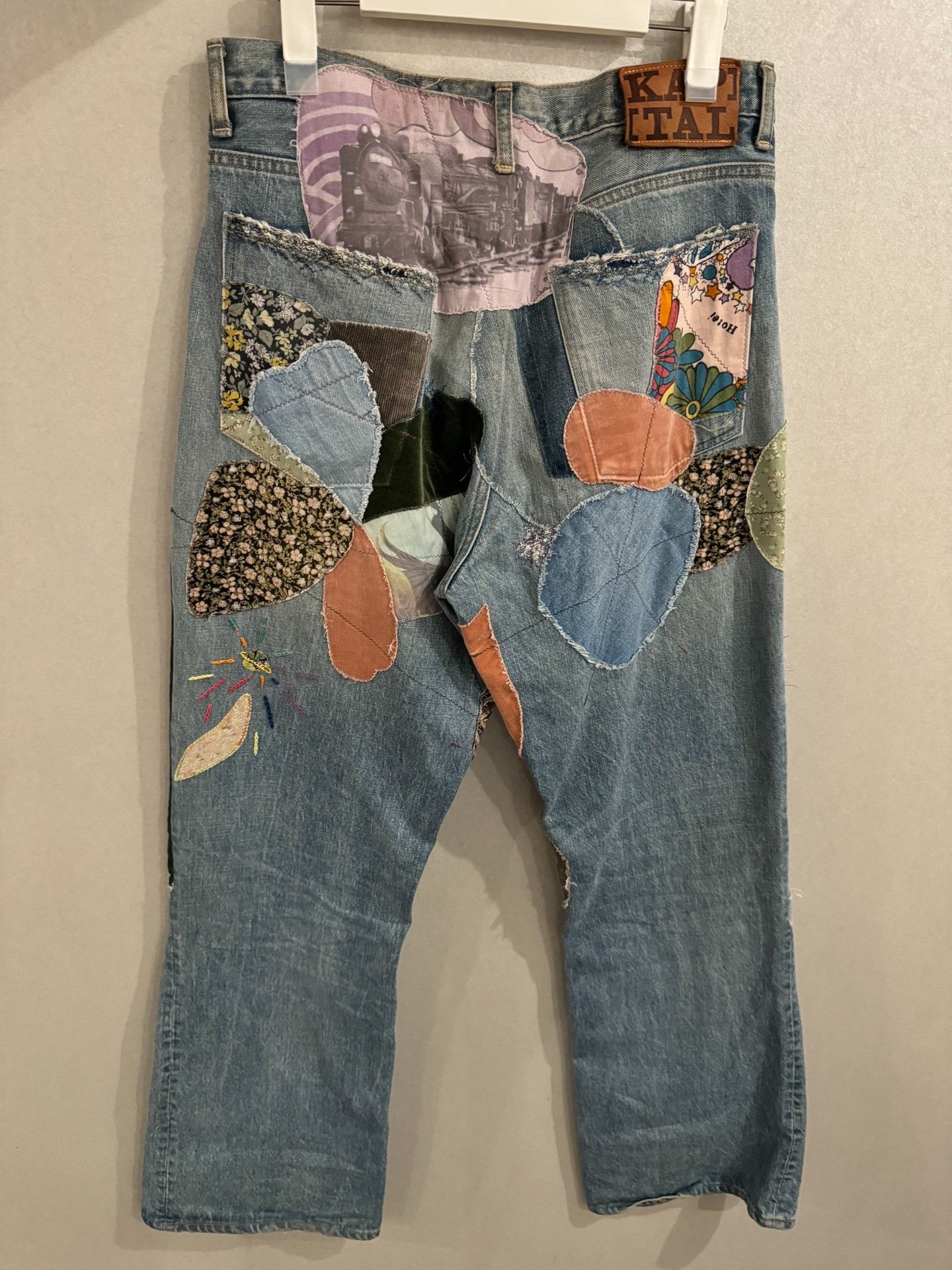 Kapital kapital Multi-patch denim pants 2501-Nextarrow Size US 34 / EU 50 - 4 Thumbnail