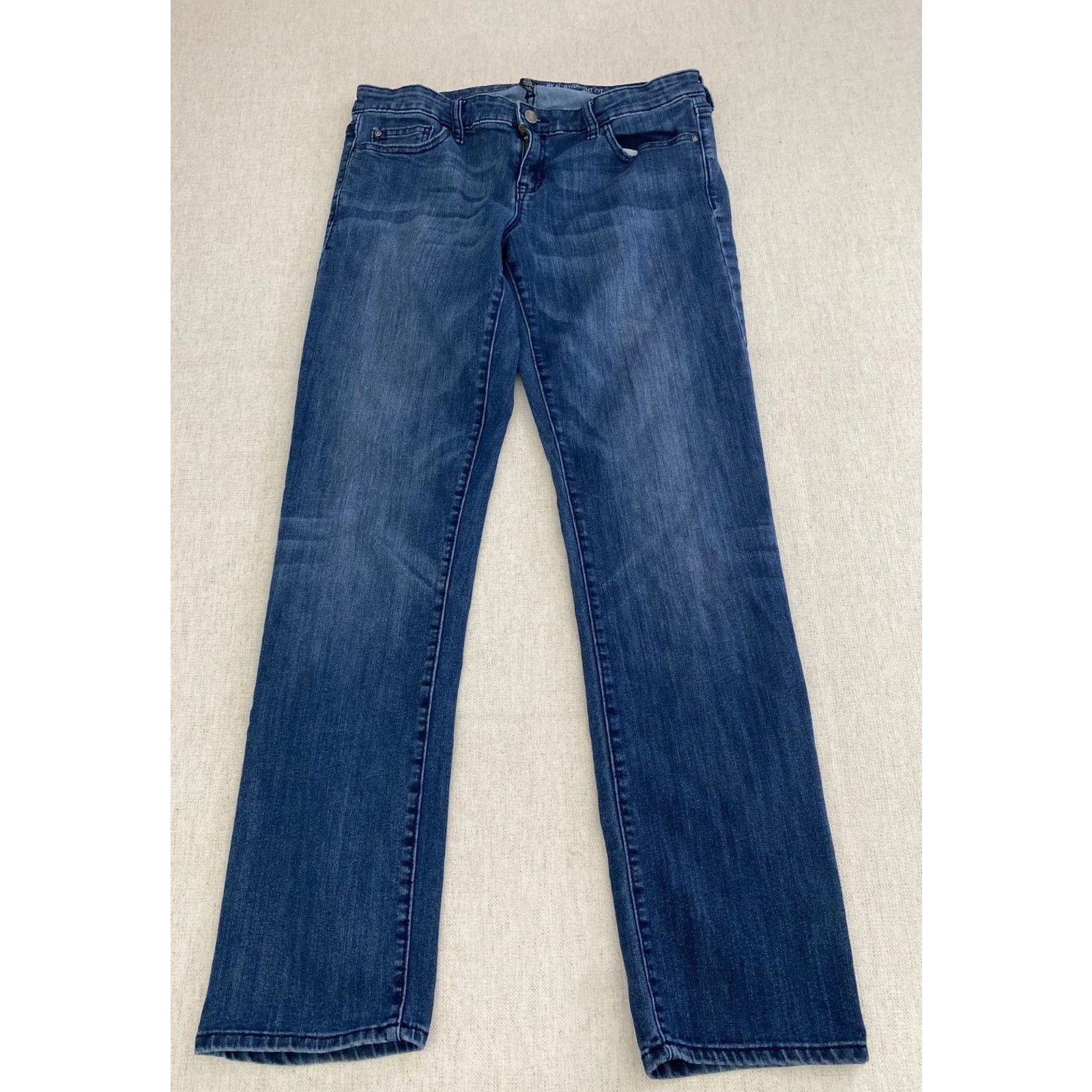 Gap Gap Jeans Womens 10 Blue Denim Regular Real Straight Fit Size 32" / US 10 / IT 46 - 1 Thumbnail