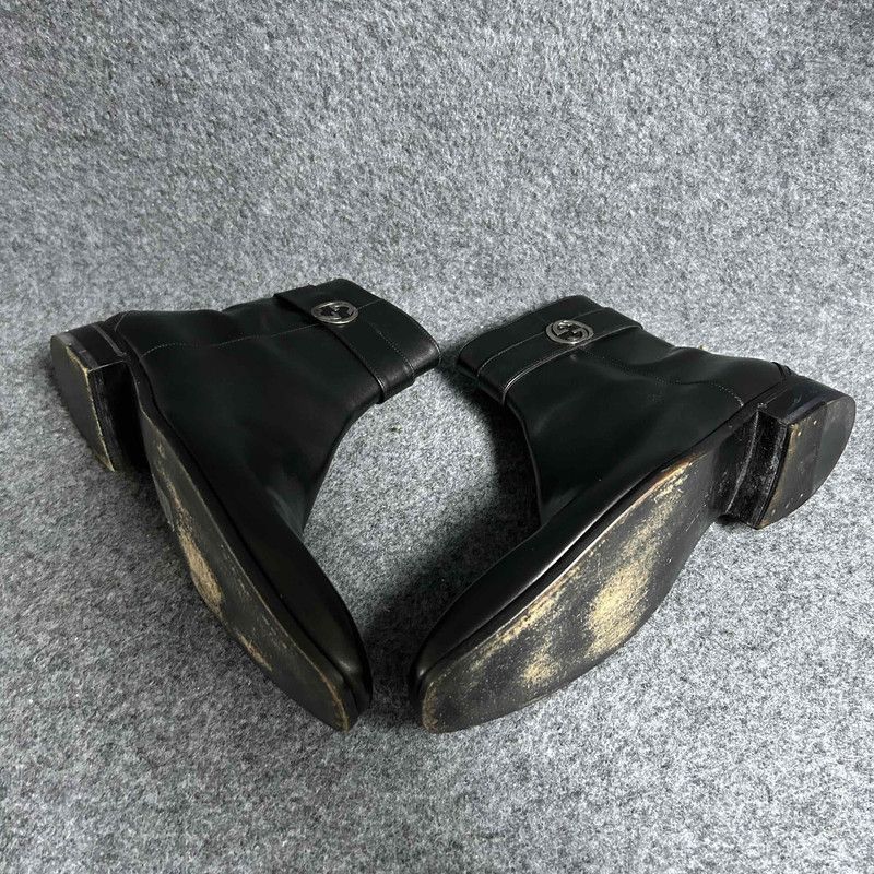 Gucci Gucci Black Ankle Chelsea Boots for Men Size US 8 / EU 41 - 7 Thumbnail