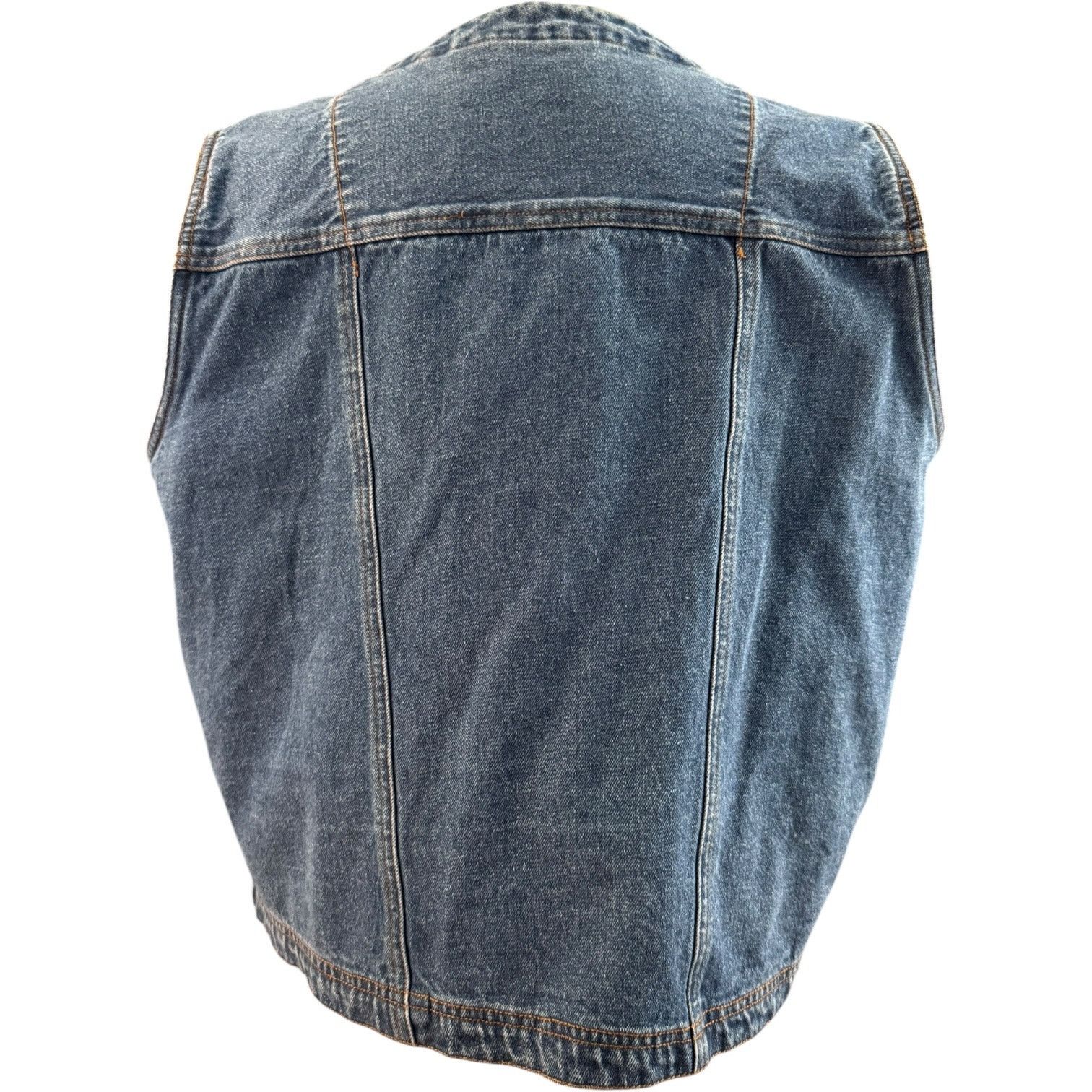 Vintage Vintage Bill Bass jean blue denim vest 1X Size XL / US 12-14 / IT 48-50 - 10 Thumbnail