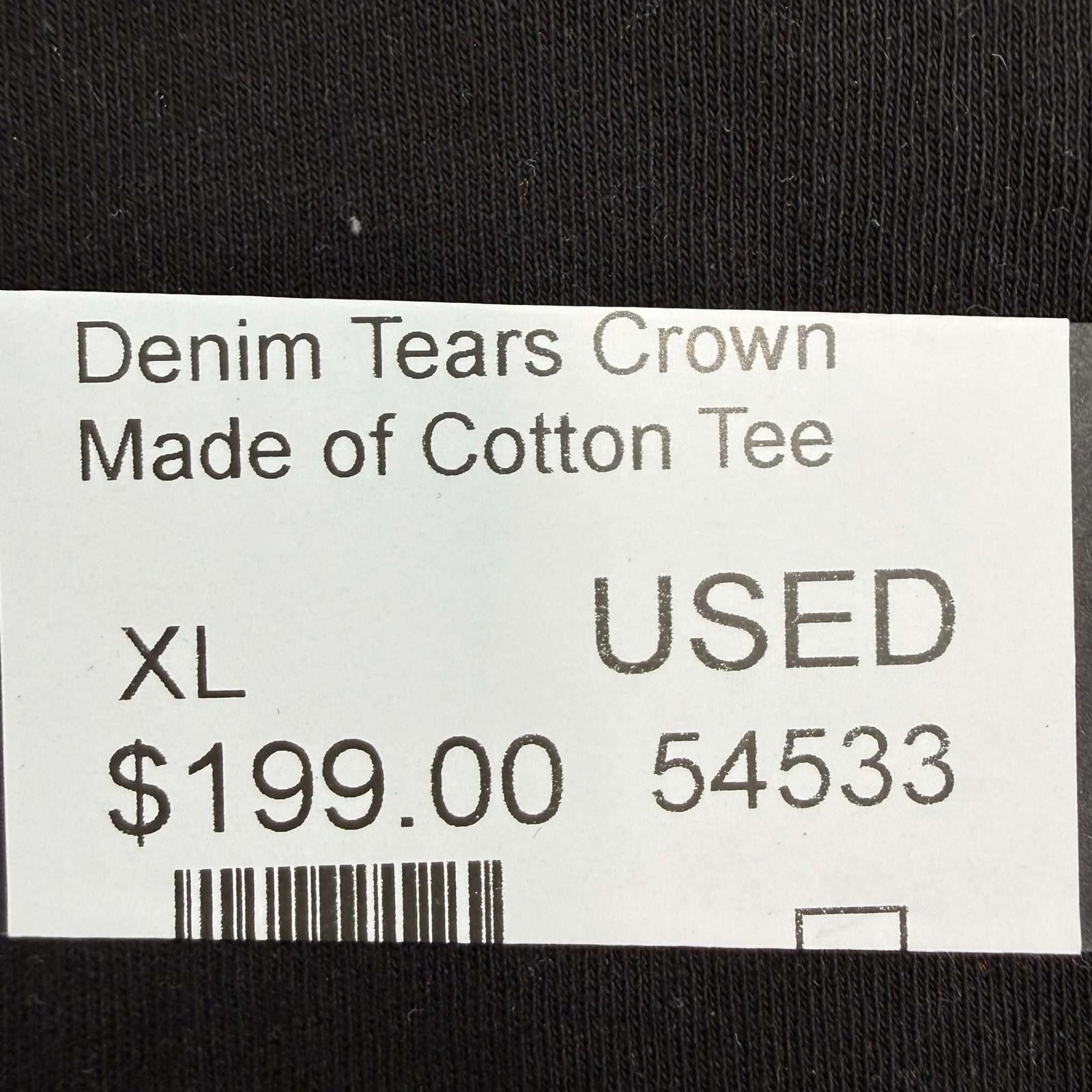 DENIM TEARS Denim Tears Crown Made of Cotton Tee XL Size US XL / EU 56 / 4 - 7 Thumbnail