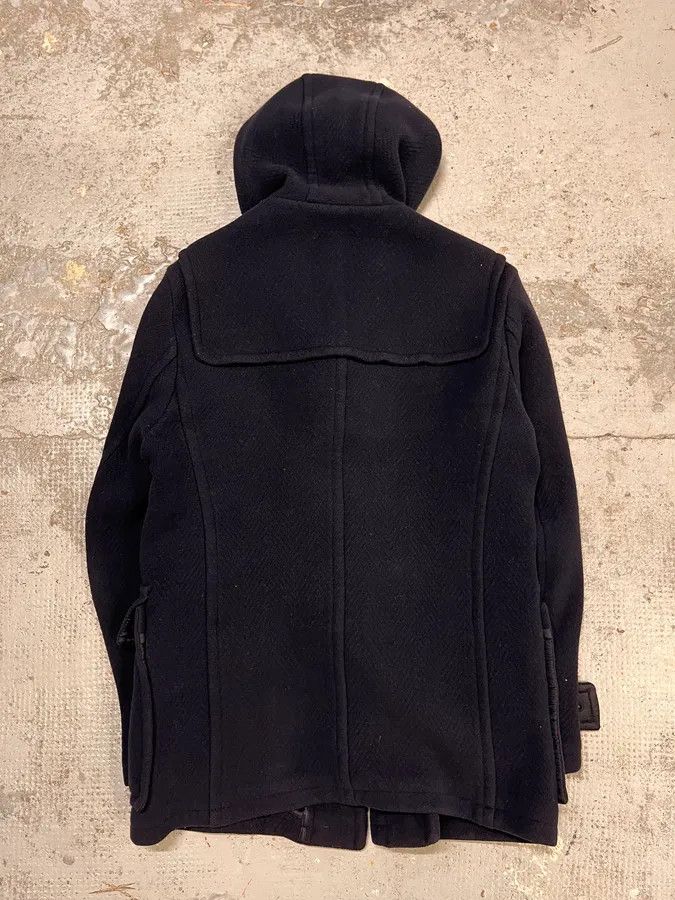 Prada 2000s Prada Navy Wool Horne Buckle Mongolian Hooded Jacket Size US S / EU 44-46 / 1 - 7 Thumbnail