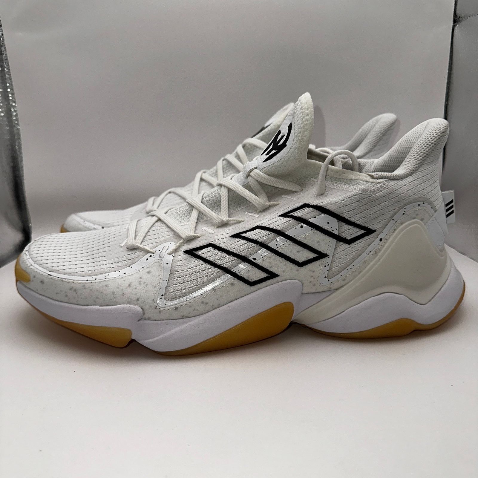 Adidas Adidas Mahome 1 Impact FL White Gum Basketball Shoes Size 14 Size US 14 / EU 47 - 2 Thumbnail