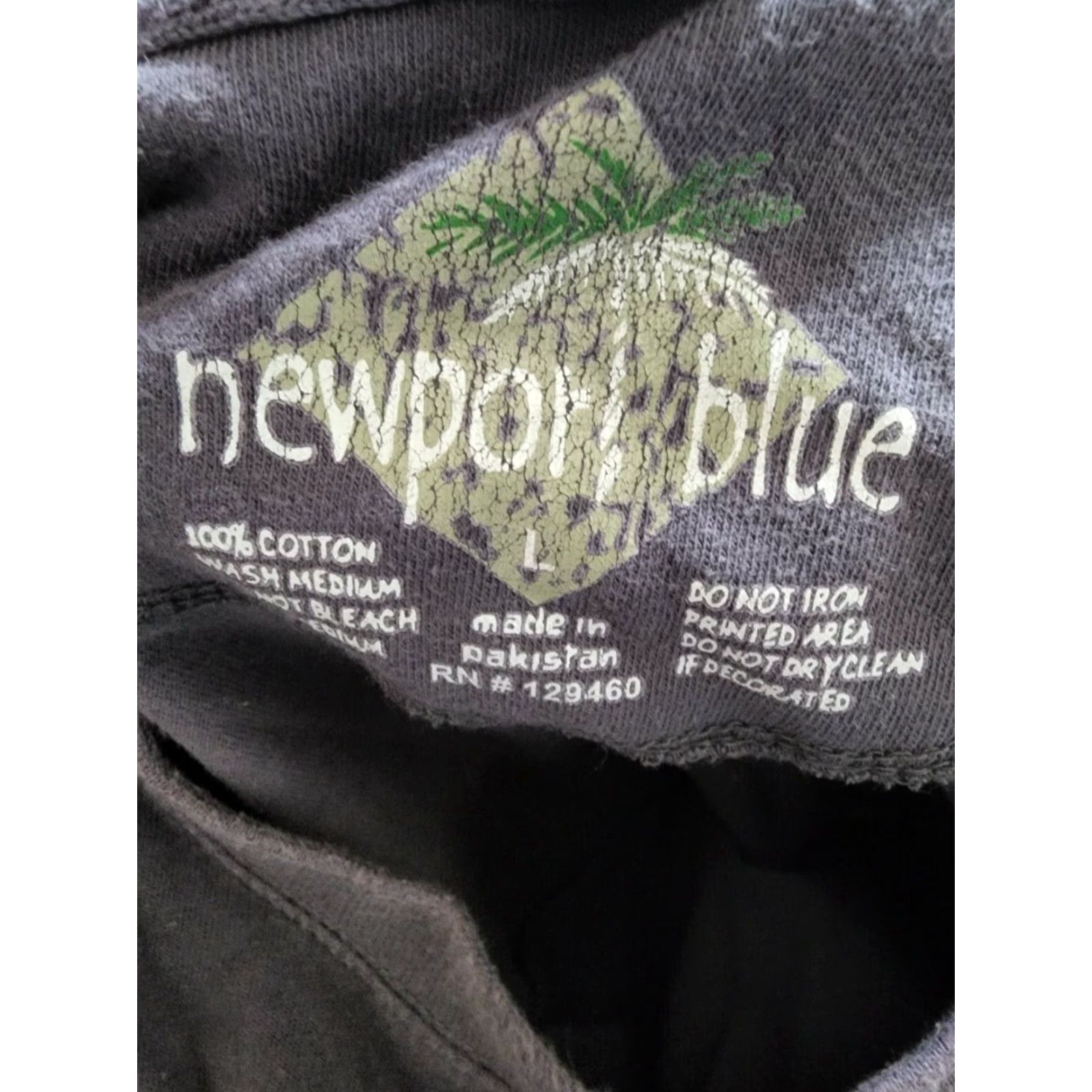 Doublet Newport Blue Mens L King of the Coals BBQ Funny Graphic T Shirt Double Sided Cotton Gray Crew Neck Short Sleeve Logo Size US L / EU 52-54 / 3 - 4 Thumbnail