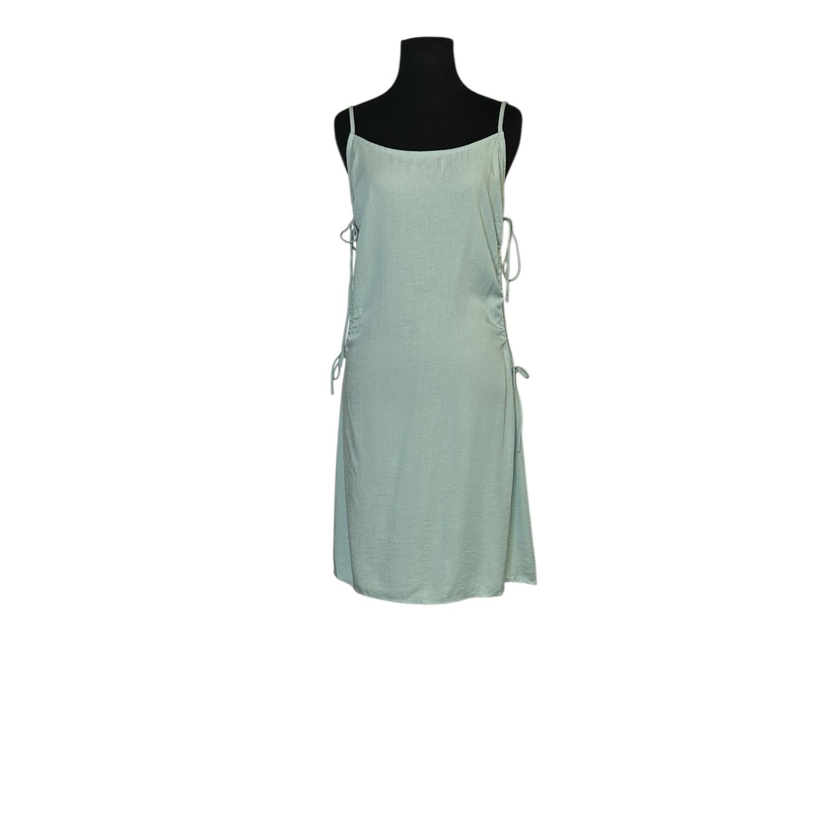 Forever 21 Forever 21 misty blue side ties woven dress size large Size L / US 10 / IT 46 - 7 Thumbnail