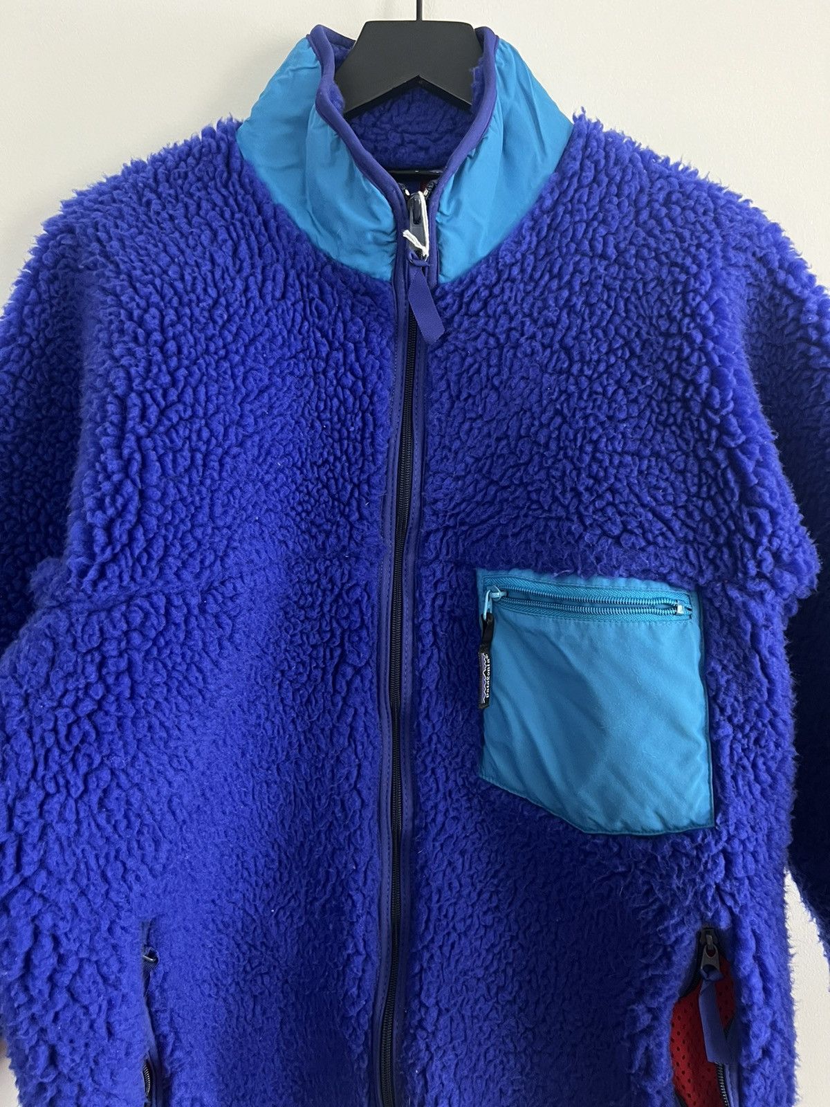 Patagonia × Vintage Patagonia Retro X Deep Pile Fleece Purple Violet Blue Large Size US L / EU 52-54 / 3 - 2 Thumbnail