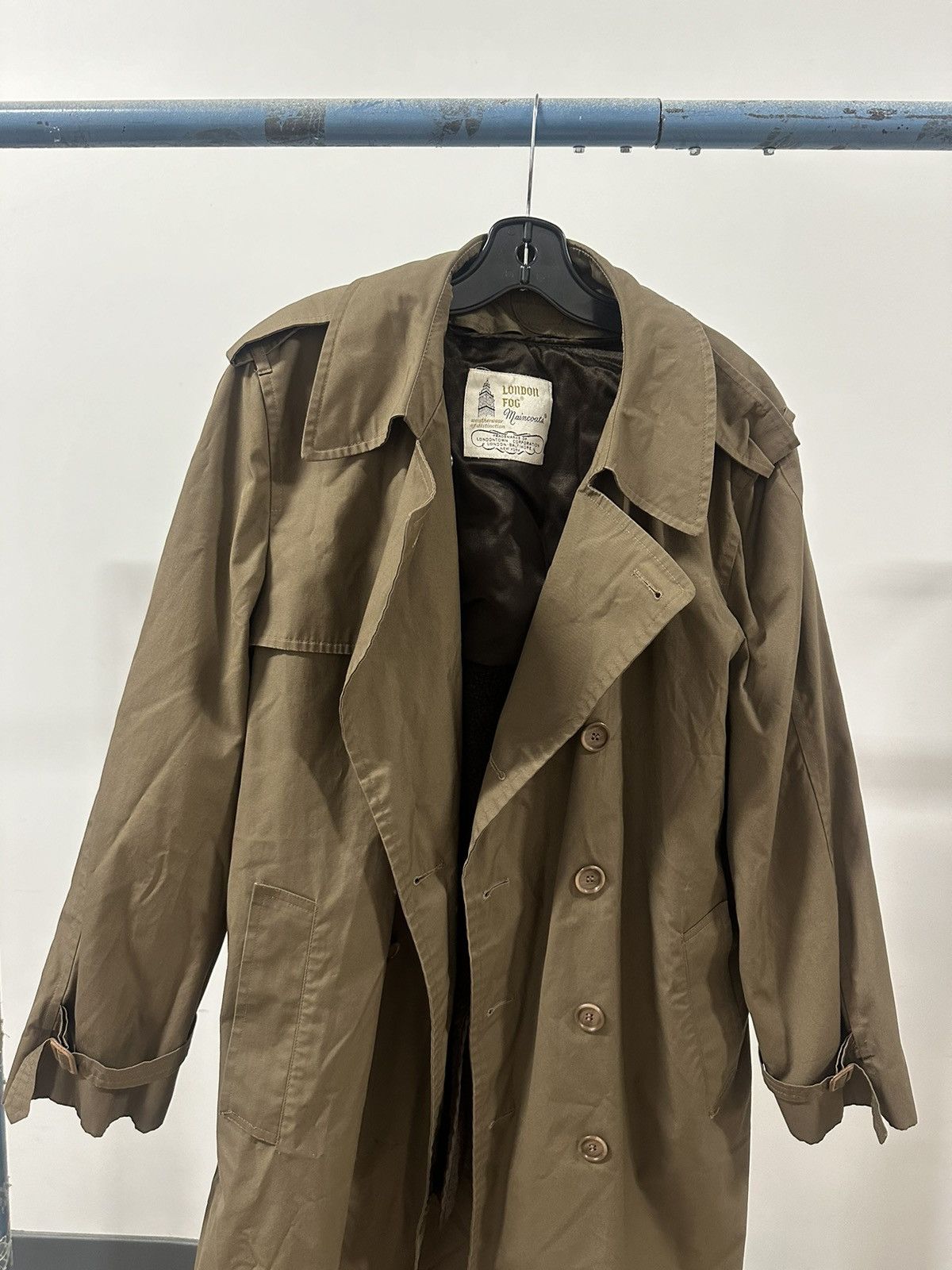 London Fog Vintage London Fog Fur Brown Insulated Trench Coat Jacket Size US L / EU 52-54 / 3 - 2 Thumbnail