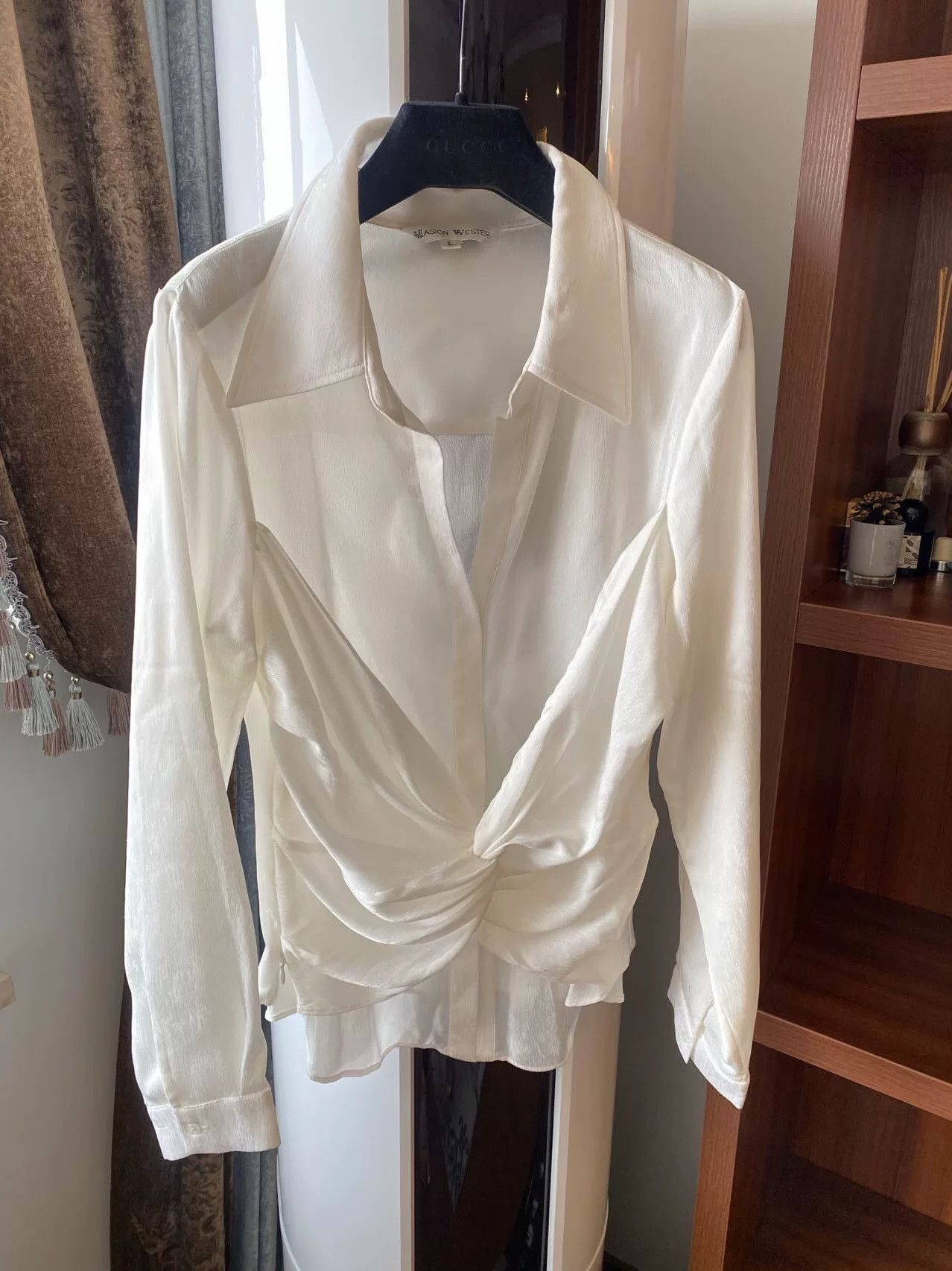 Other Masion Wester White Shirt L Size L / US 10 / IT 46 - 1 Thumbnail