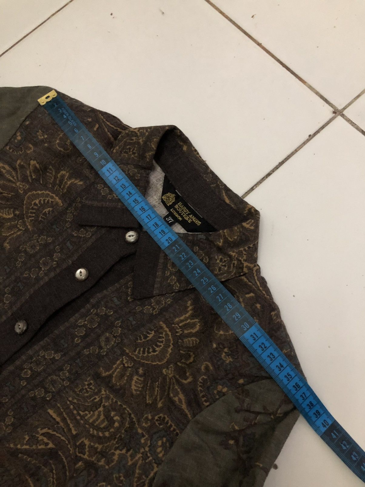 Hardy Amies Hardy Amies Boutique Vintage Button Up Shirt Size S / US 4 / IT 40 - 12 Thumbnail