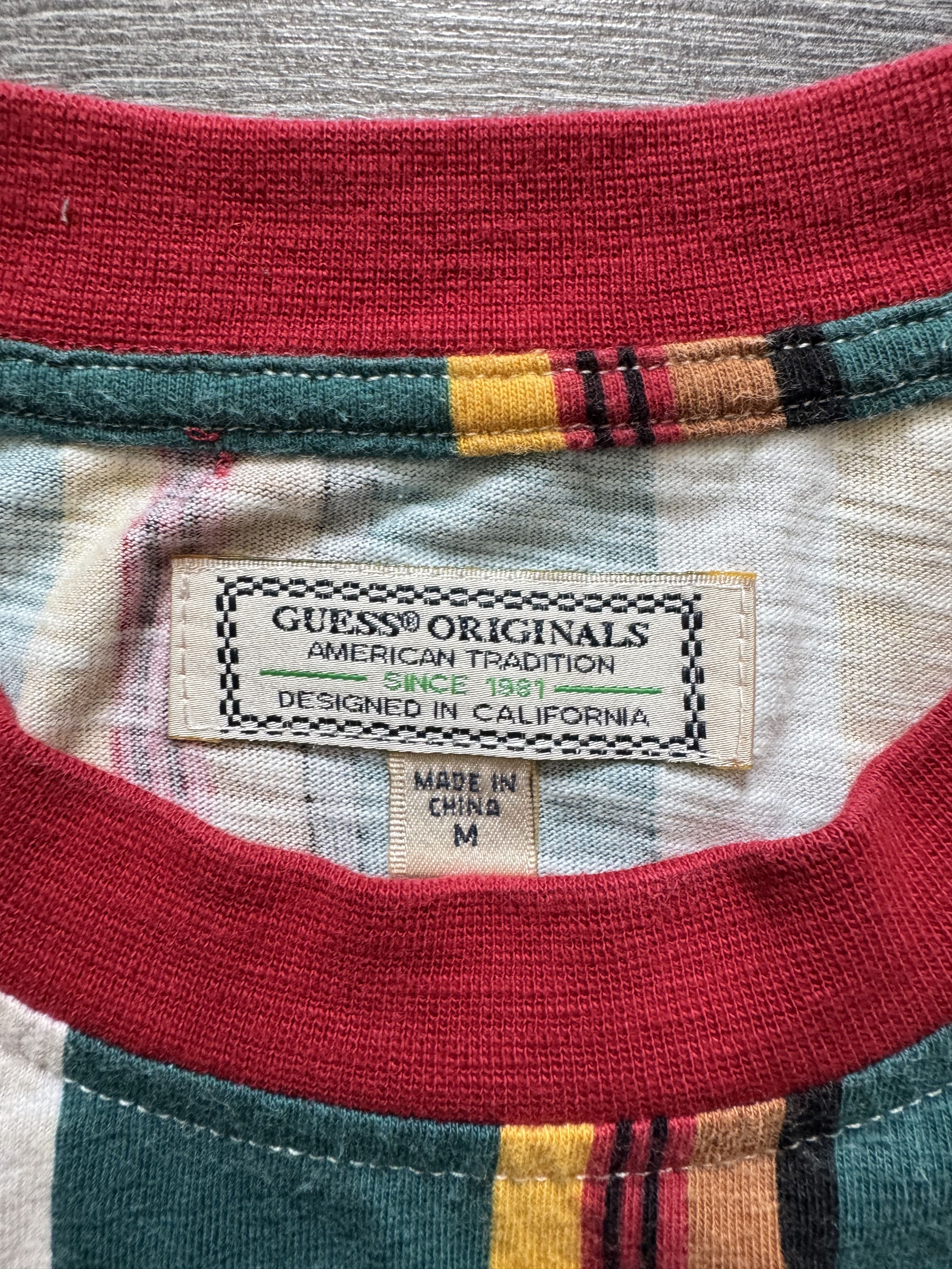 Guess Guess Striped Long Sleeve T-Shirt A$AP Rocky Size US M / EU 48-50 / 2 - 5 Thumbnail